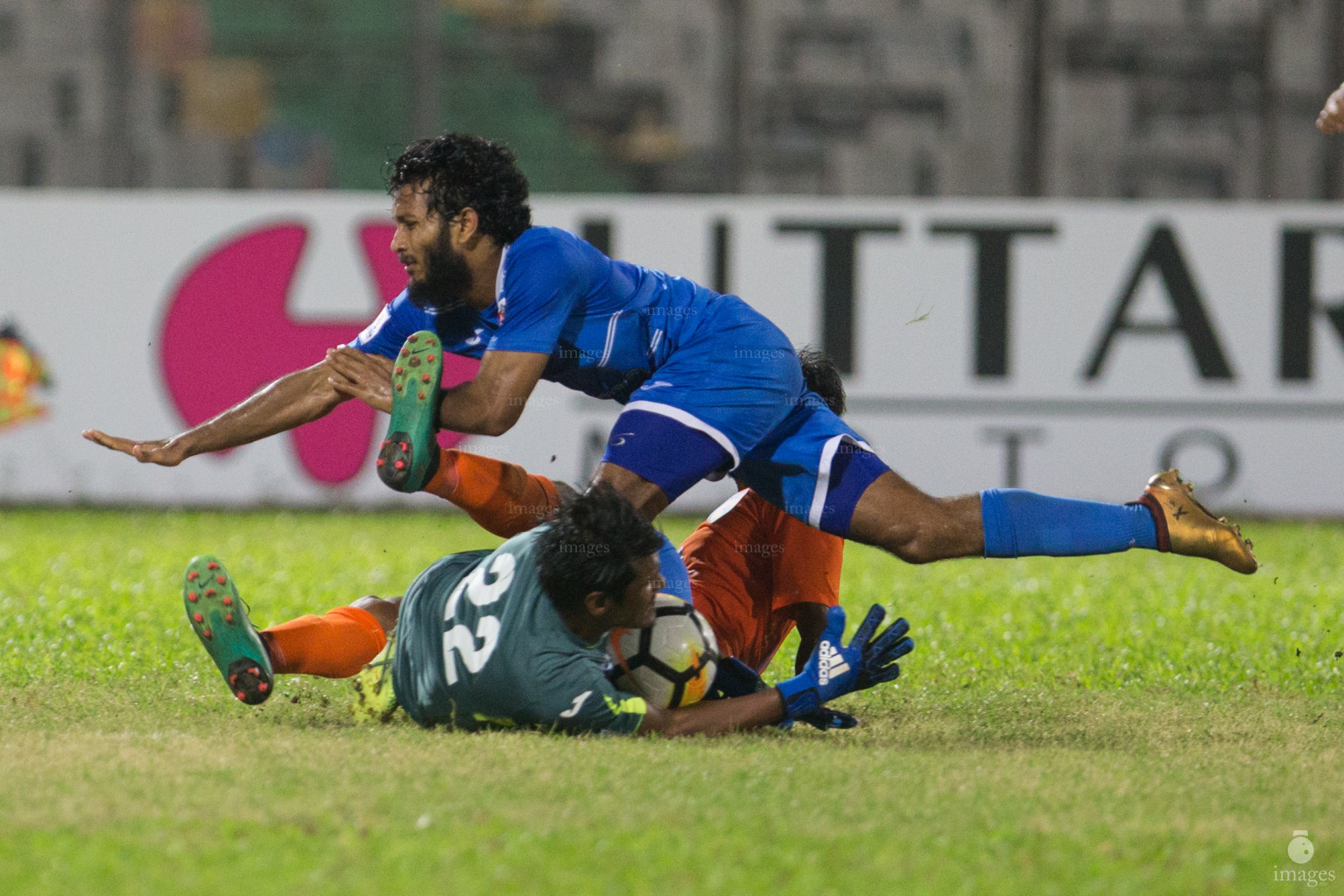 Maldives vs India in SAFF Suzuki Cup 2018 in Dhaka, Bangladesh, Sunday, September 9, 2018. (Images.mv Photo/ Suadh Abdul Sattar)