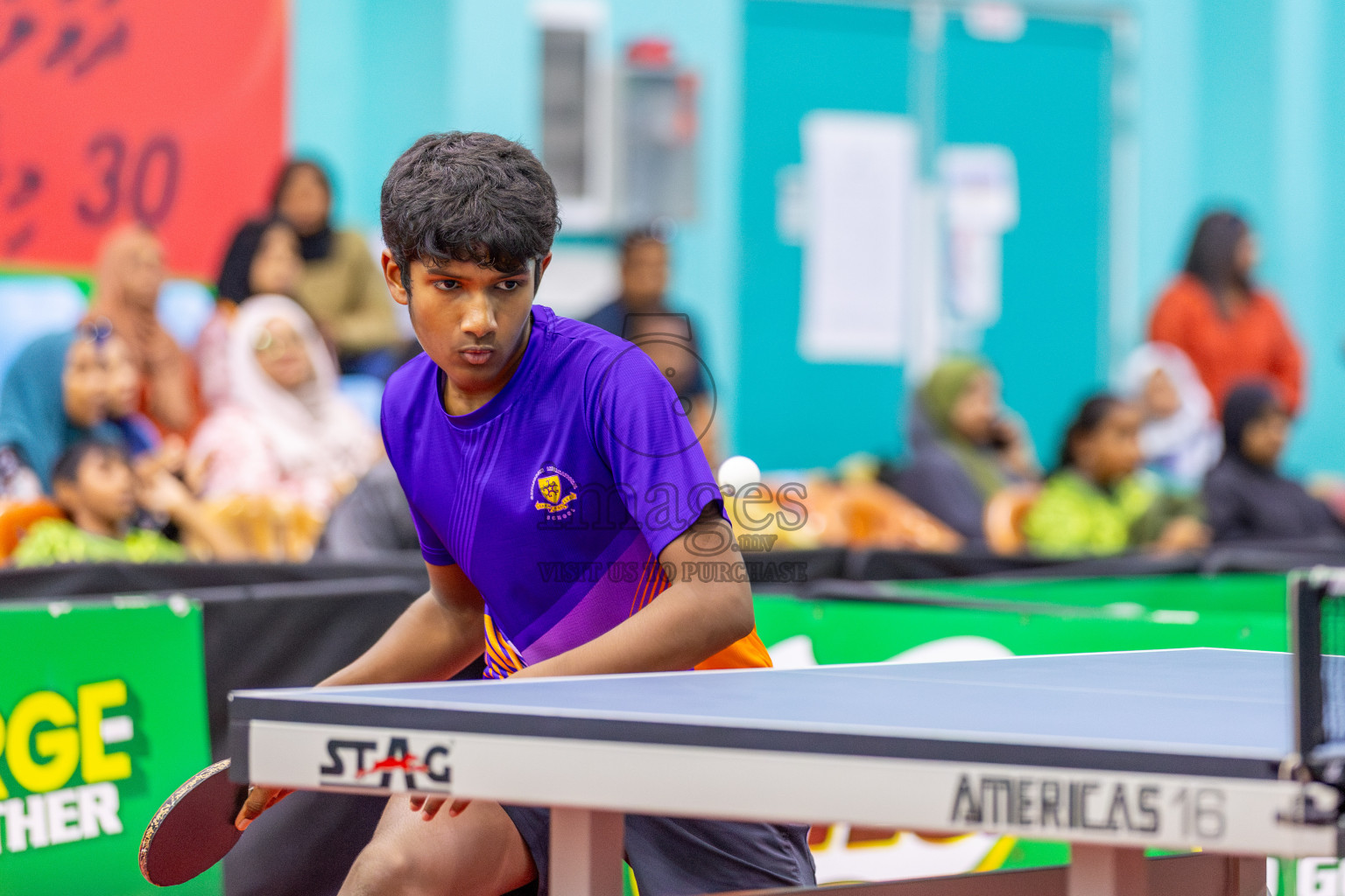 Day 8 of Interschool Table Tennis Tournament 2025 held at Male' TT Hall, Male', Maldives on Thursday, 22nd May 2025.
Photos by: Ismail Thoriq / images.mv