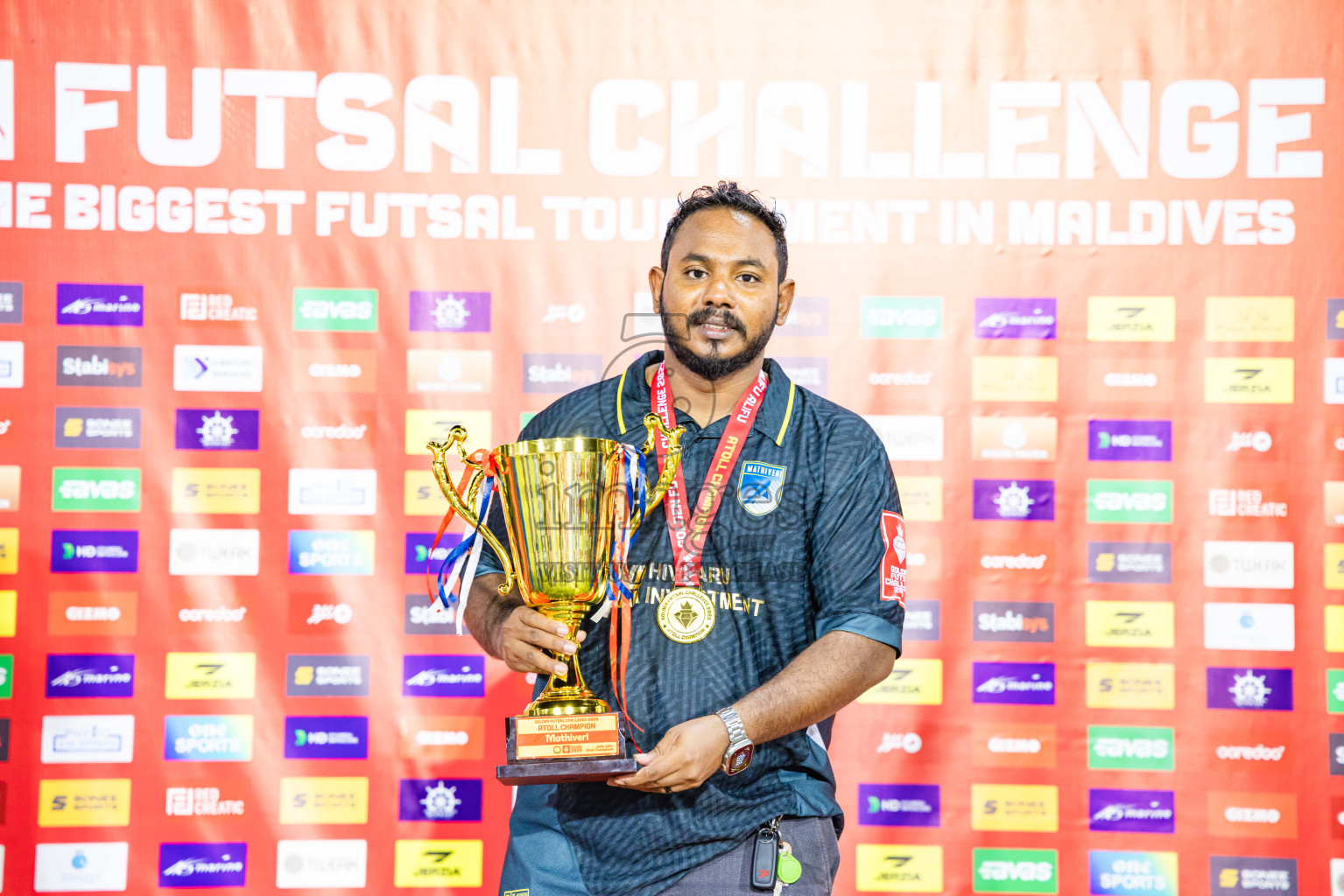 AA. Mathiveri VS AA. Thoddoo in Atoll Round Final on Day 20 of Golden Futsal Challenge 2025 was held on Thursday, 23rd January 2025, in Hulhumale', Maldives. Photos: Abdulla Abeed / images.mv