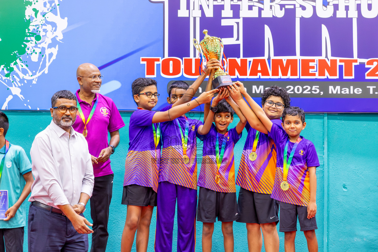 Day 8 of Interschool Table Tennis Tournament 2025 held at Male' TT Hall, Male', Maldives on Thursday, 22nd May 2025.
Photos by: Ismail Thoriq / images.mv