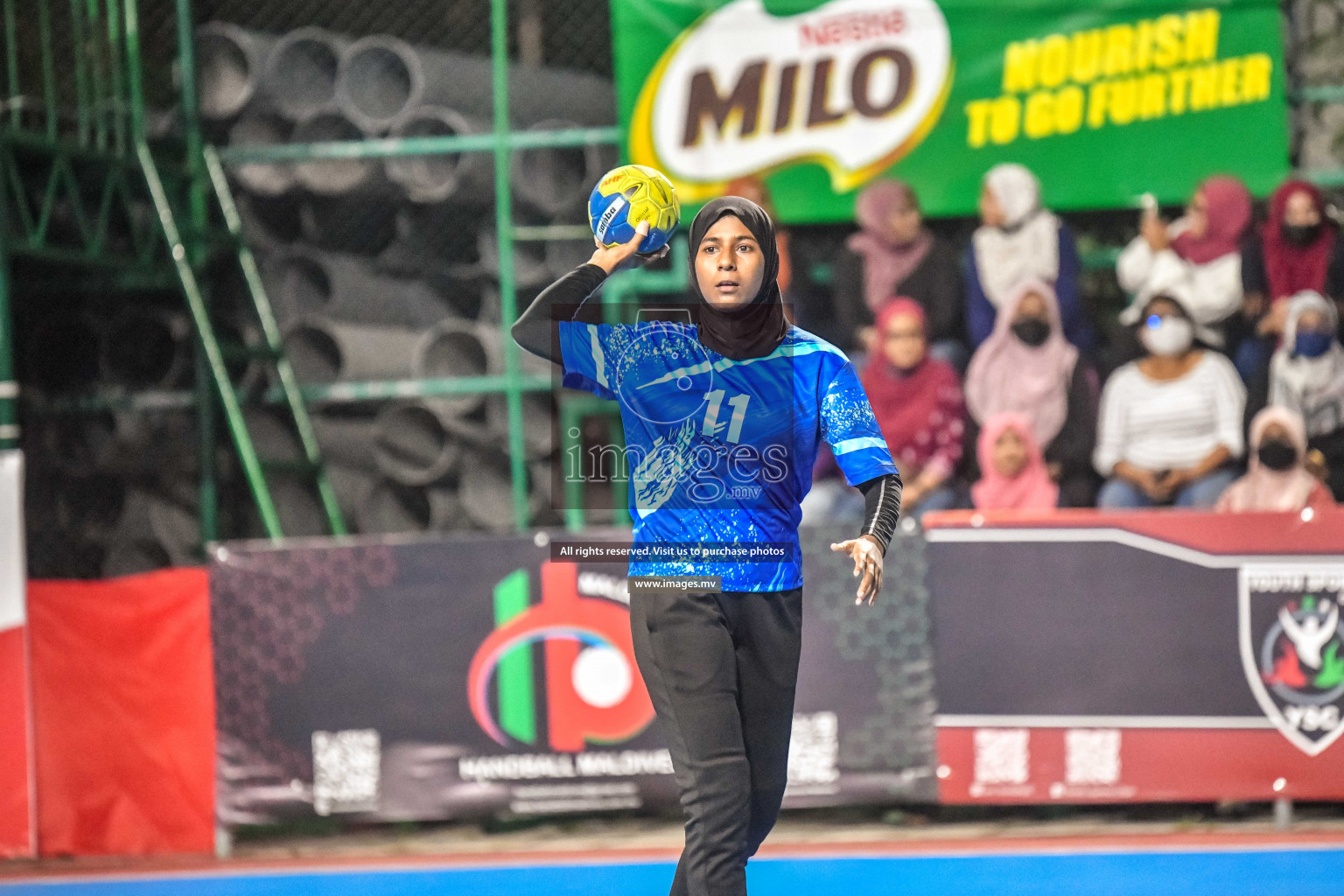 Day 16 of Milo 6th Inter Office Handball Tournament 2022 - Photos by Nausham Waheed