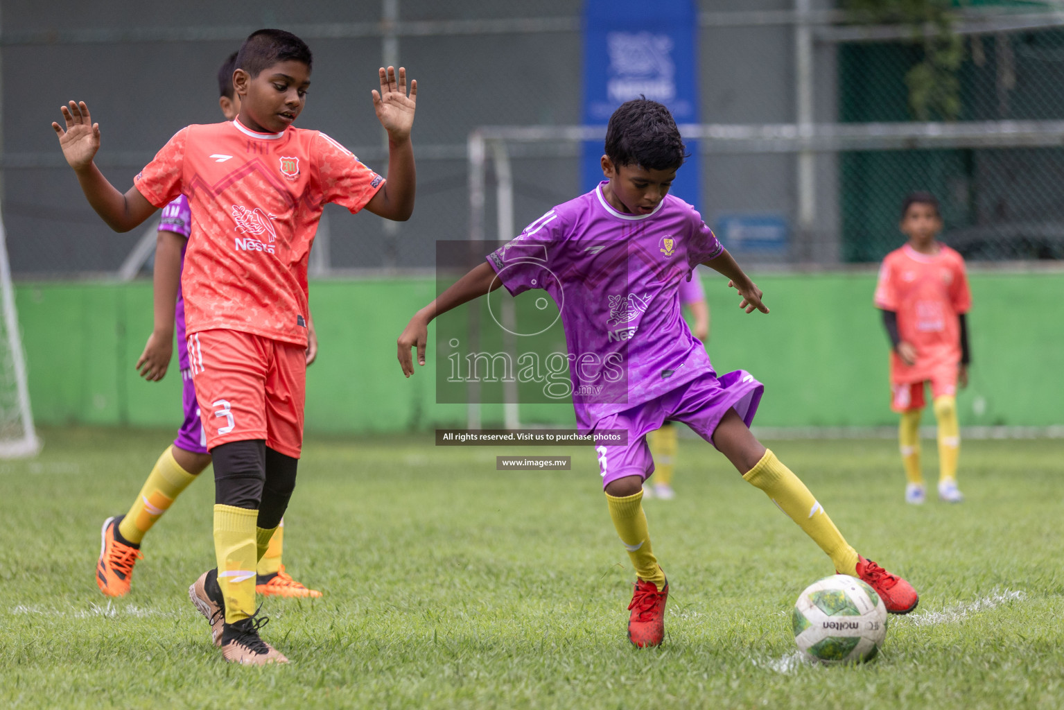 Day 1 of Nestle kids football fiesta, held in Henveyru Football Stadium, Male', Maldives on Wednesday, 11th October 2023 Photos: Shut Abdul Sattar/ Images.mv