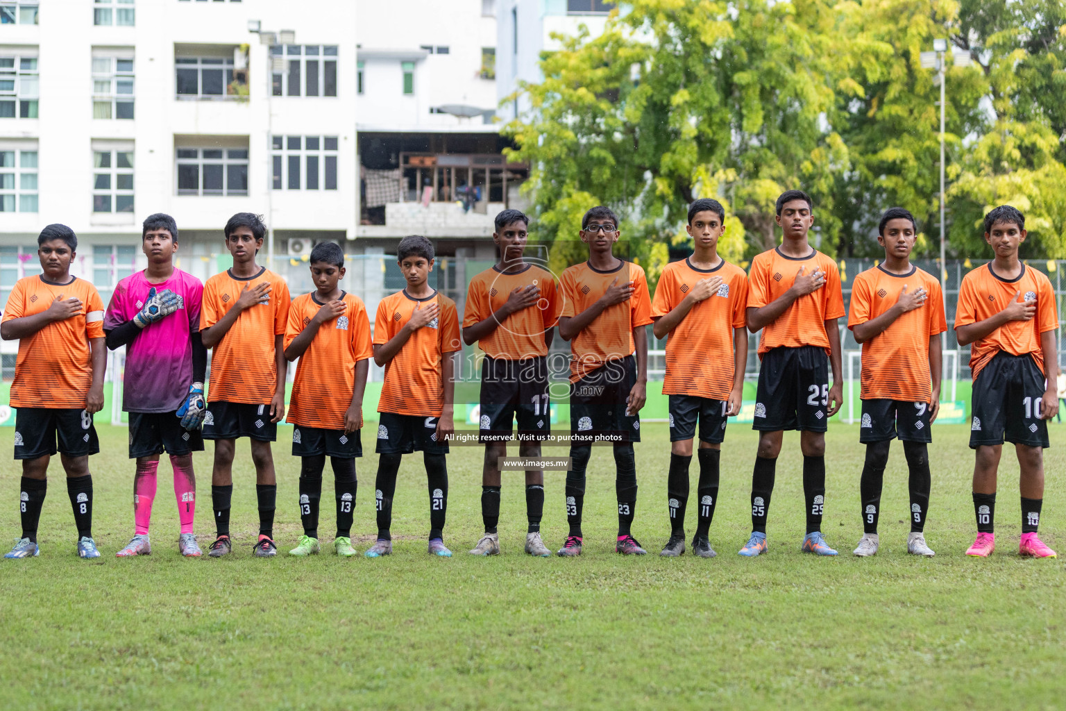 Day 2 of MILO Academy Championship 2023 (u14) was held in Henveyru Stadium Male', Maldives on 4th November 2023. Photos: Nausham Waheed / images.mv