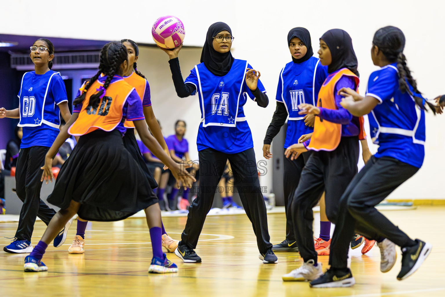 Day 1 of Inter-School Netball Tournament 2025 was held in Social Center Indoor Hall on Saturday, 18th October 2025. Photos: Areef Adam / images.mv