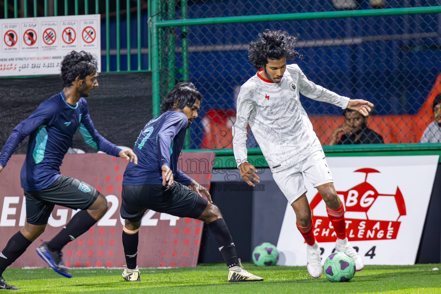 Nova SC vs Anakee SC in Day 9 of BG Futsal Challenge 2024 was held on Wednesday, 20th March 2024, in Male', Maldives
Photos: Ismail Thoriq / images.mv