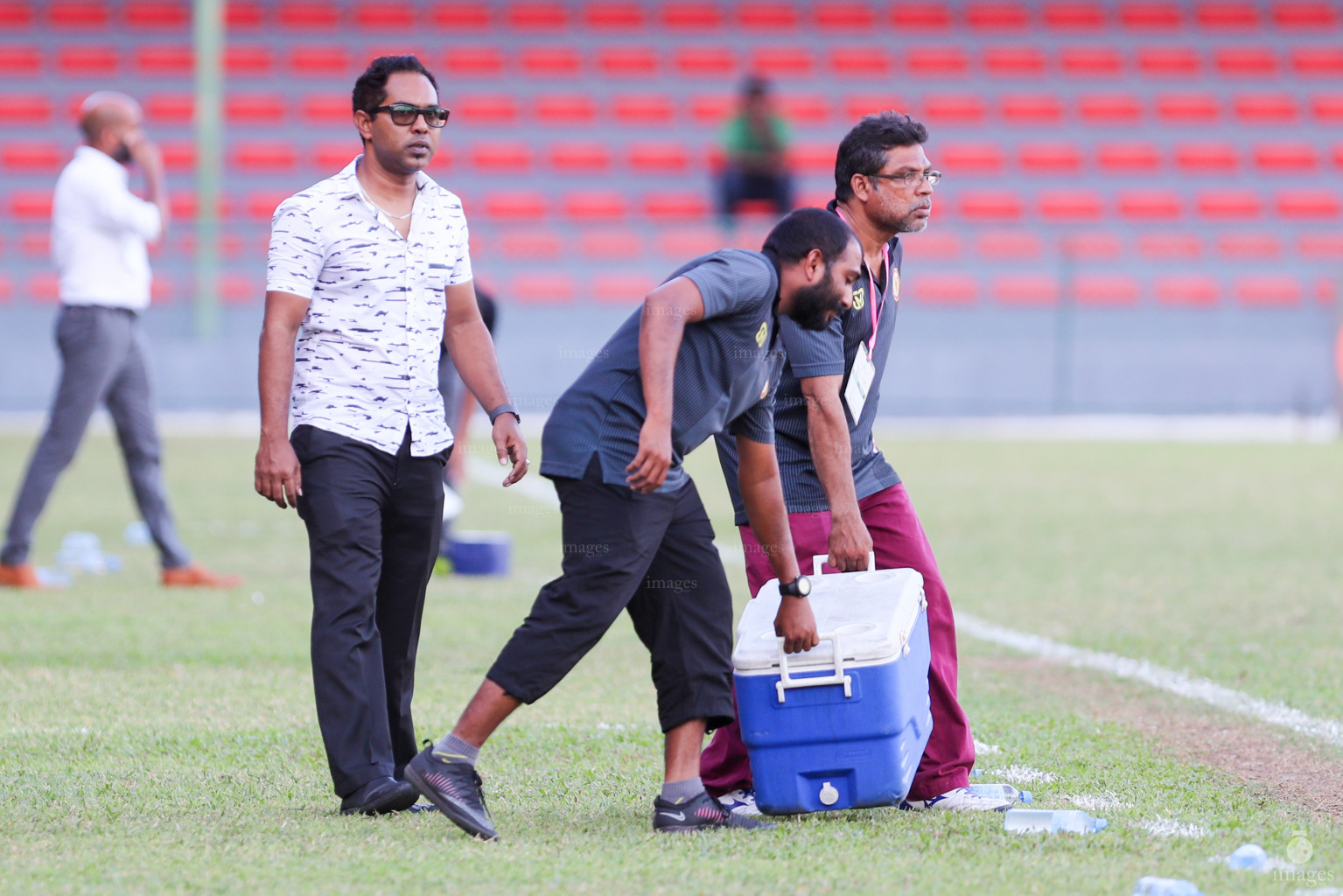 TC Sports Club vs Victory Sports Club in Dhiraagu Dhivehi Premier League 2018 in Male, Maldives, Monday  October 22, 2018. (Images.mv Photo/Suadh Abdul Sattar)