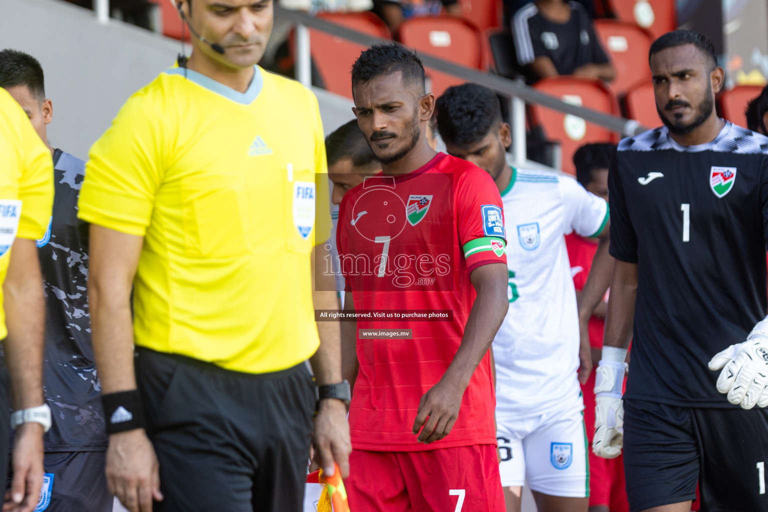 FIFA World Cup 2026 Qualifiers Round 1 home match vs Bangladesh held in the National Stadium, Male, Maldives, on Thursday 12th October 2023. Photos: Nausham Waheed / Images.mv