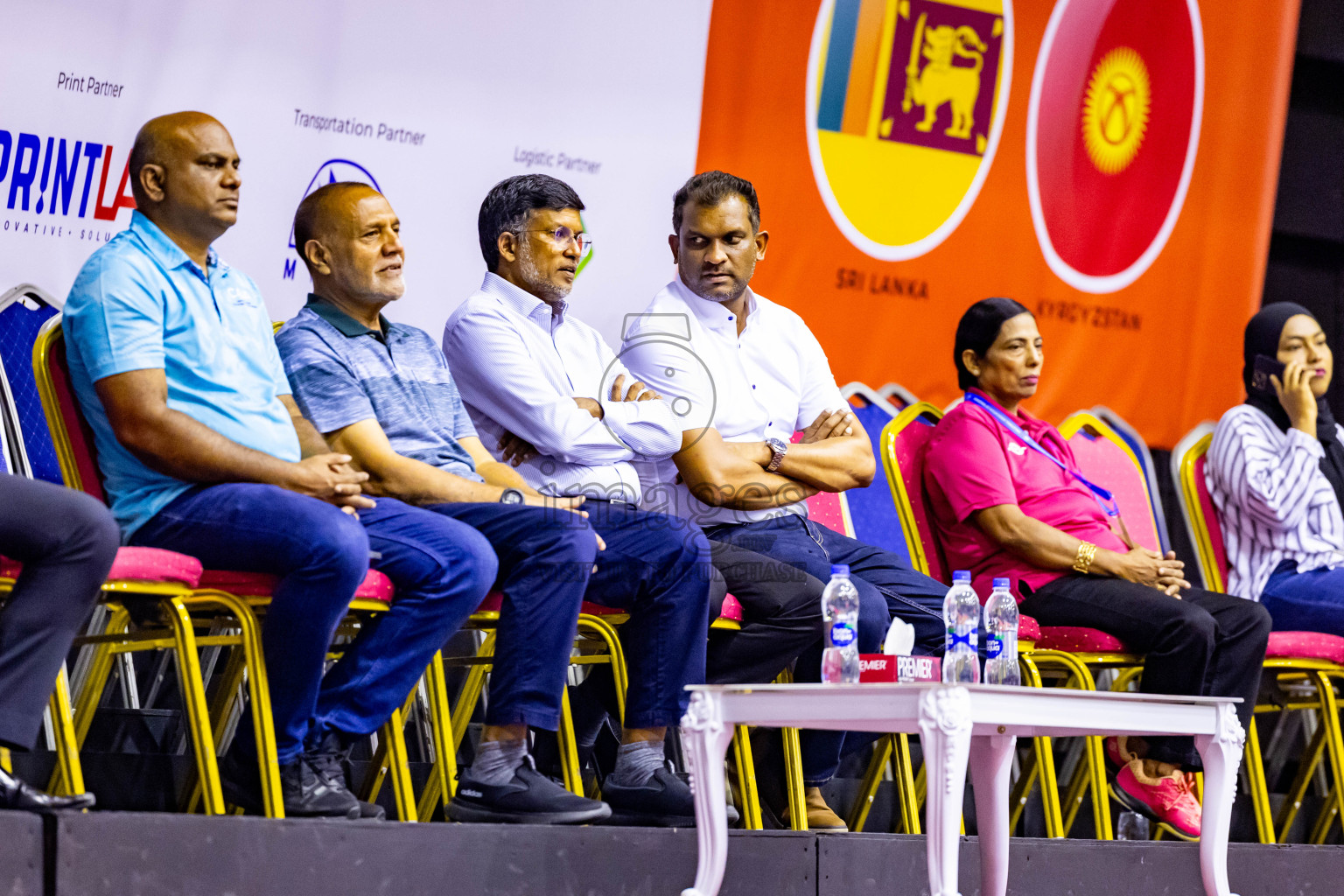 Sri Lanka vs Maldives in Semi Final of CAVA U20 Woman's Volleyball Championship 2024 was held in Social Center, Male', Maldives on 22nd July 2024. Photos: Nausham Waheed / images.mv