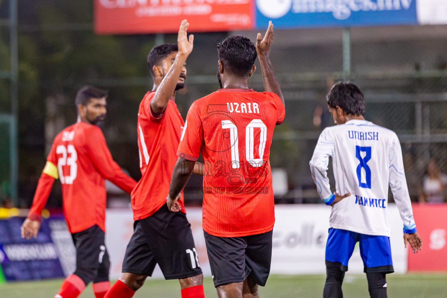 United BML vs Team MTCC in Club Maldives Cup 2024 held in Rehendi Futsal Ground, Hulhumale', Maldives on Saturday, 28th September 2024. 
Photos: Hassan Simah / images.mv