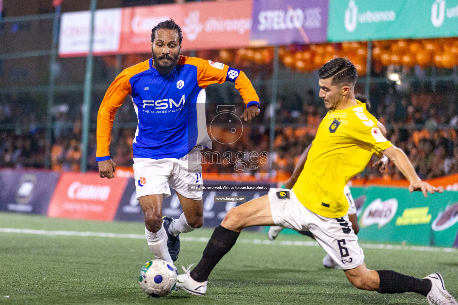 RRC vs Team FSM in Semi Final of Club Maldives Cup 2023 held in Hulhumale, Maldives, on Wednesday, 16th August 2023 Photos: Nausham Waheed / images.mv