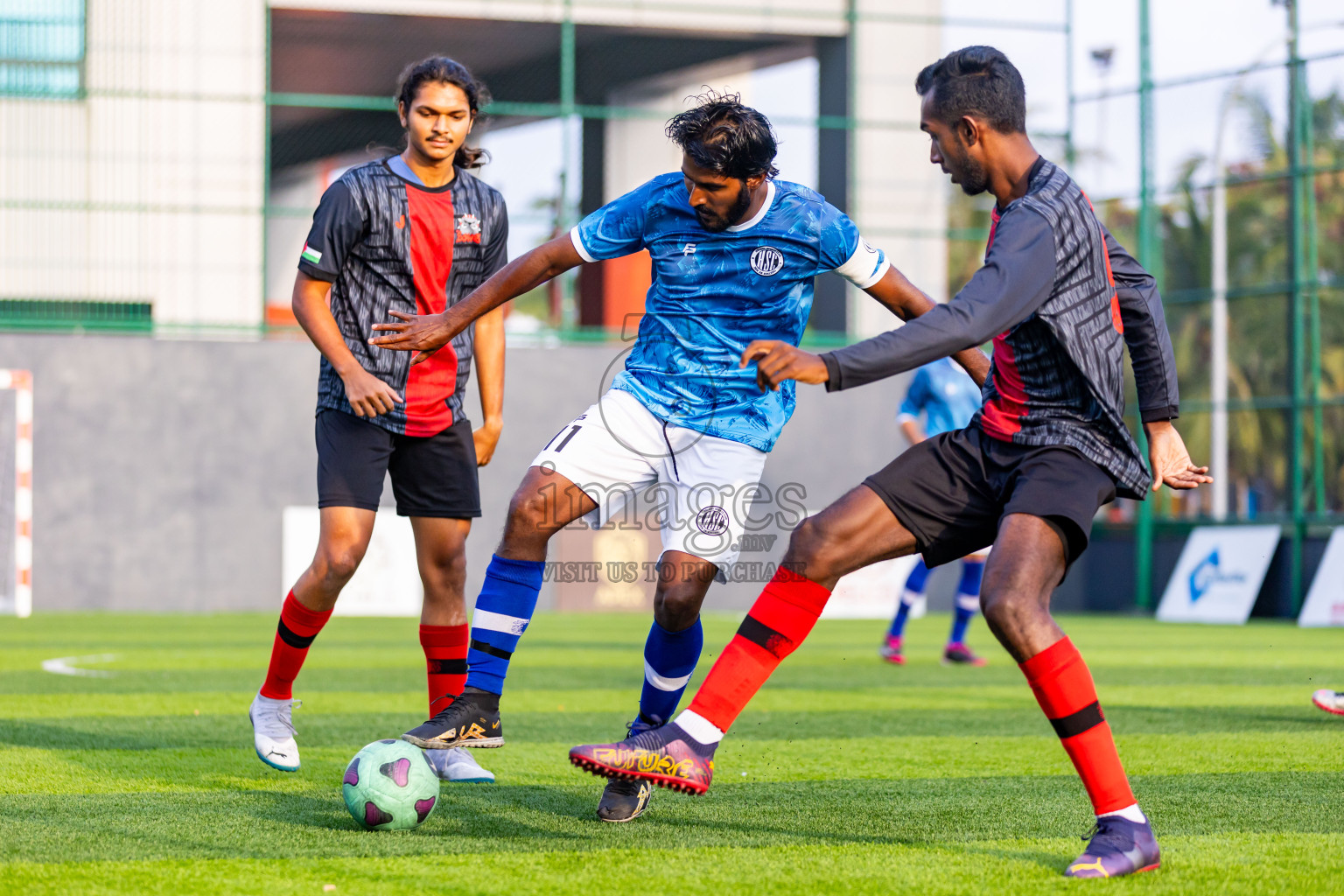 Bows vs Holiday SC in Day 10 of BG Futsal Challenge 2024 was held on Thursday, 21st March 2024, in Male', Maldives Photos: Nausham Waheed / images.mv