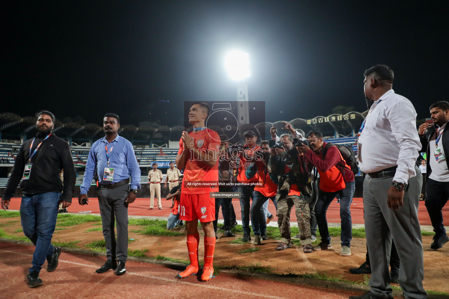 Kuwait vs India in the Final of SAFF Championship 2023 held in Sree Kanteerava Stadium, Bengaluru, India, on Tuesday, 4th July 2023. Photos: Nausham Waheed/ images.mv