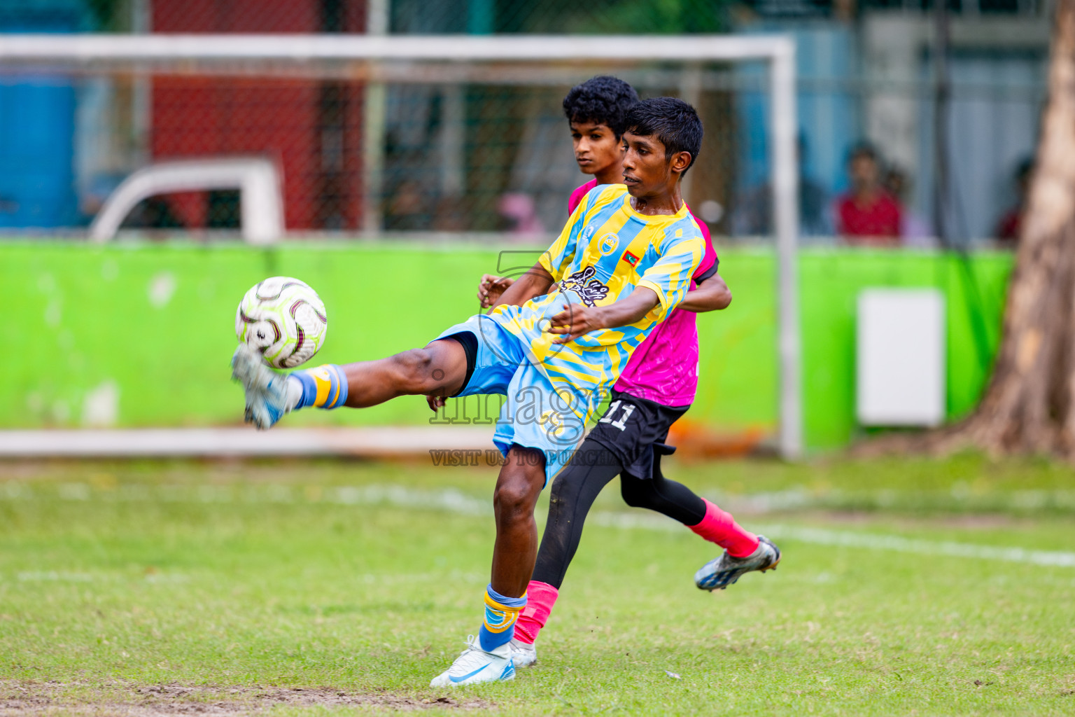 Under 14 United Victory vs Valancia on day 3 of Dhivehi Youth League 2024 held at Henveiru Stadium on Saturday, 23rd November 2024. Photos: Nausham Waheed/ Images.mv