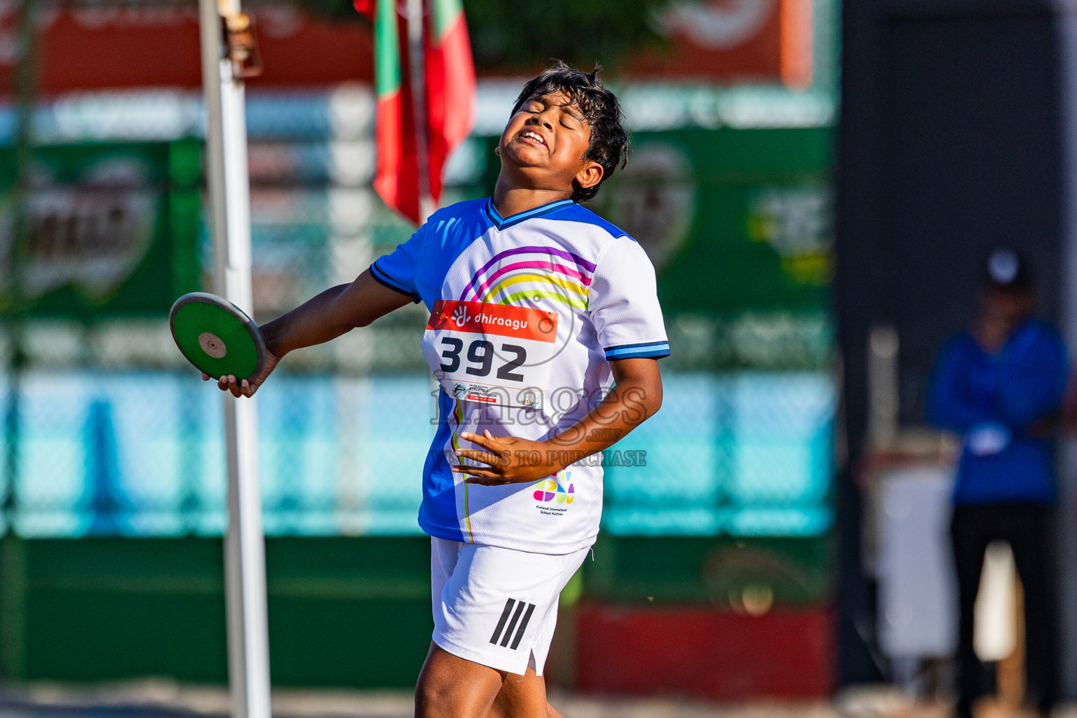 Day 1 of Inter-school Athletics Championship 2025 held in Ekuveni Synthetic Track, Male', Maldives on Monday, 06th October 2025. Photos by: Areef Adam  / Images.mv