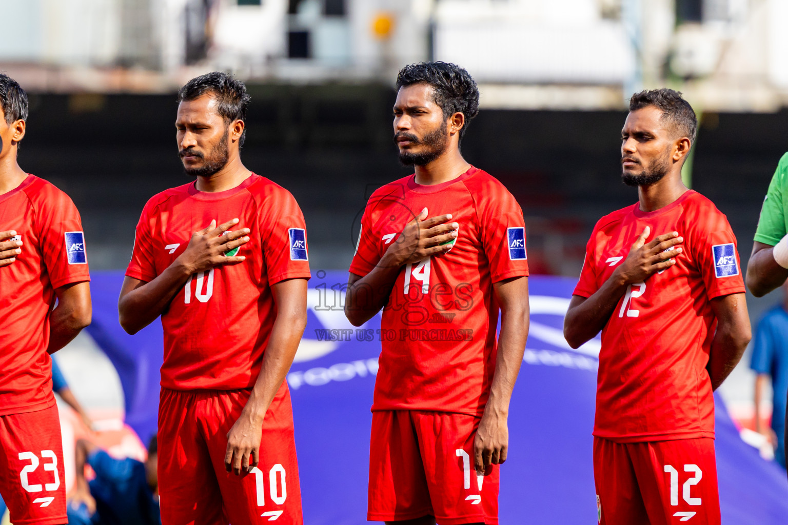 Maldives vs Philippines in AFC Asian Cup Qualifies held in National Football Stadium, Male', Maldives on Tuesday, 18th November 2025. Photos: Nausham Waheed / Images.mv
