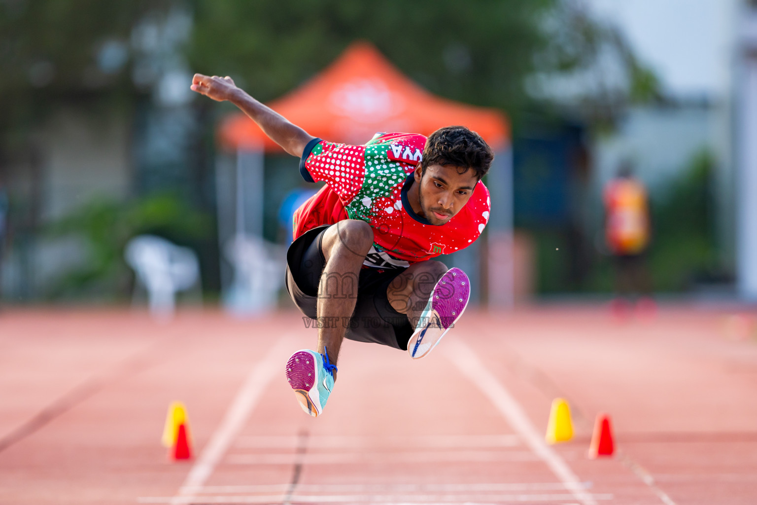 Day 5 of MWSC Interschool Athletics Championships 2024 held in Hulhumale Running Track, Hulhumale, Maldives on Wednesday, 13th November 2024. Photos by: Nausham Waheed / Images.mv