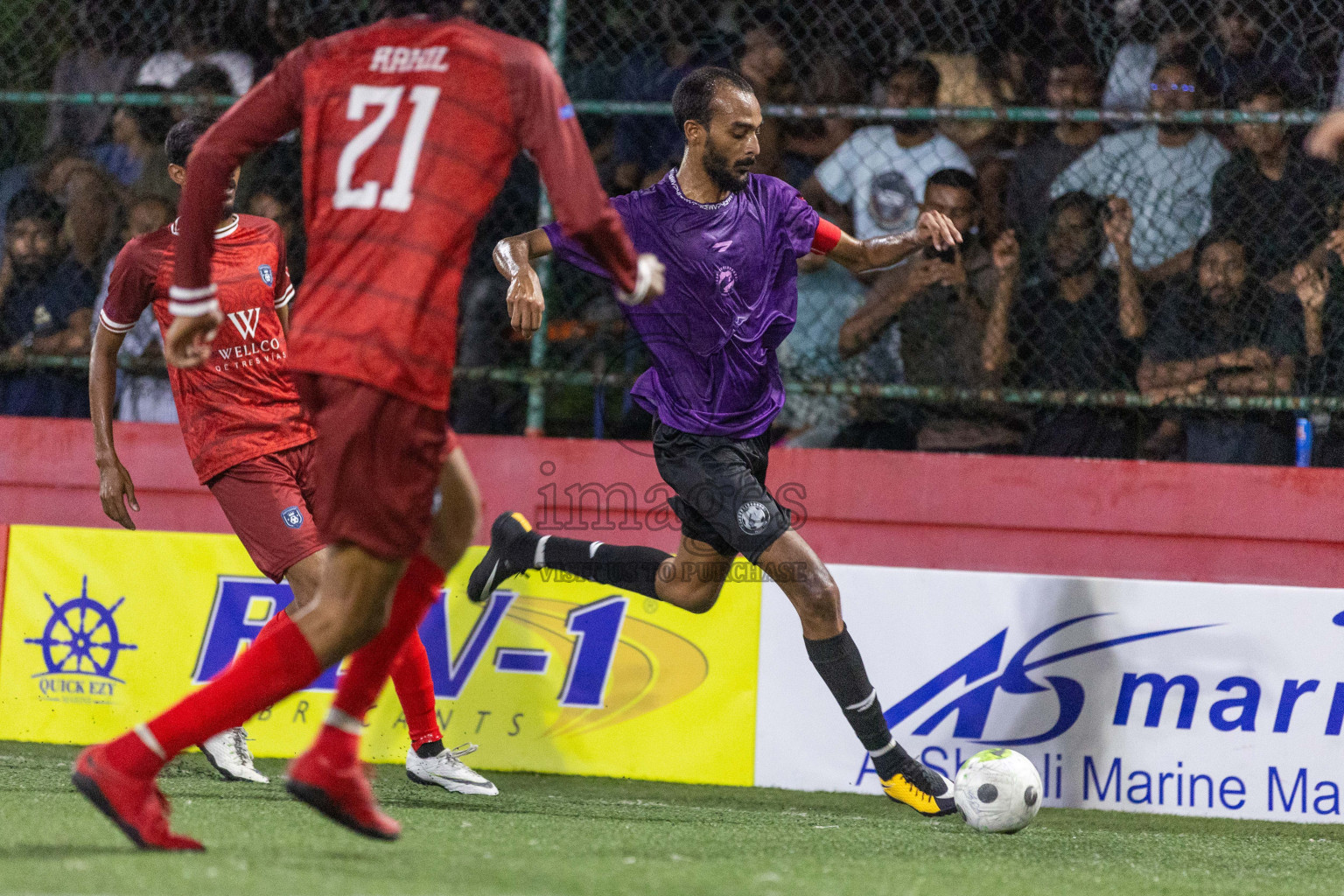 GA Dhevvadhoo vs GA Kanduhulhudhoo in Day 10 of Golden Futsal Challenge 2024 was held on Tuesday, 23rd January 2024, in Hulhumale', Maldives Photos: Nausham Waheed / images.mv