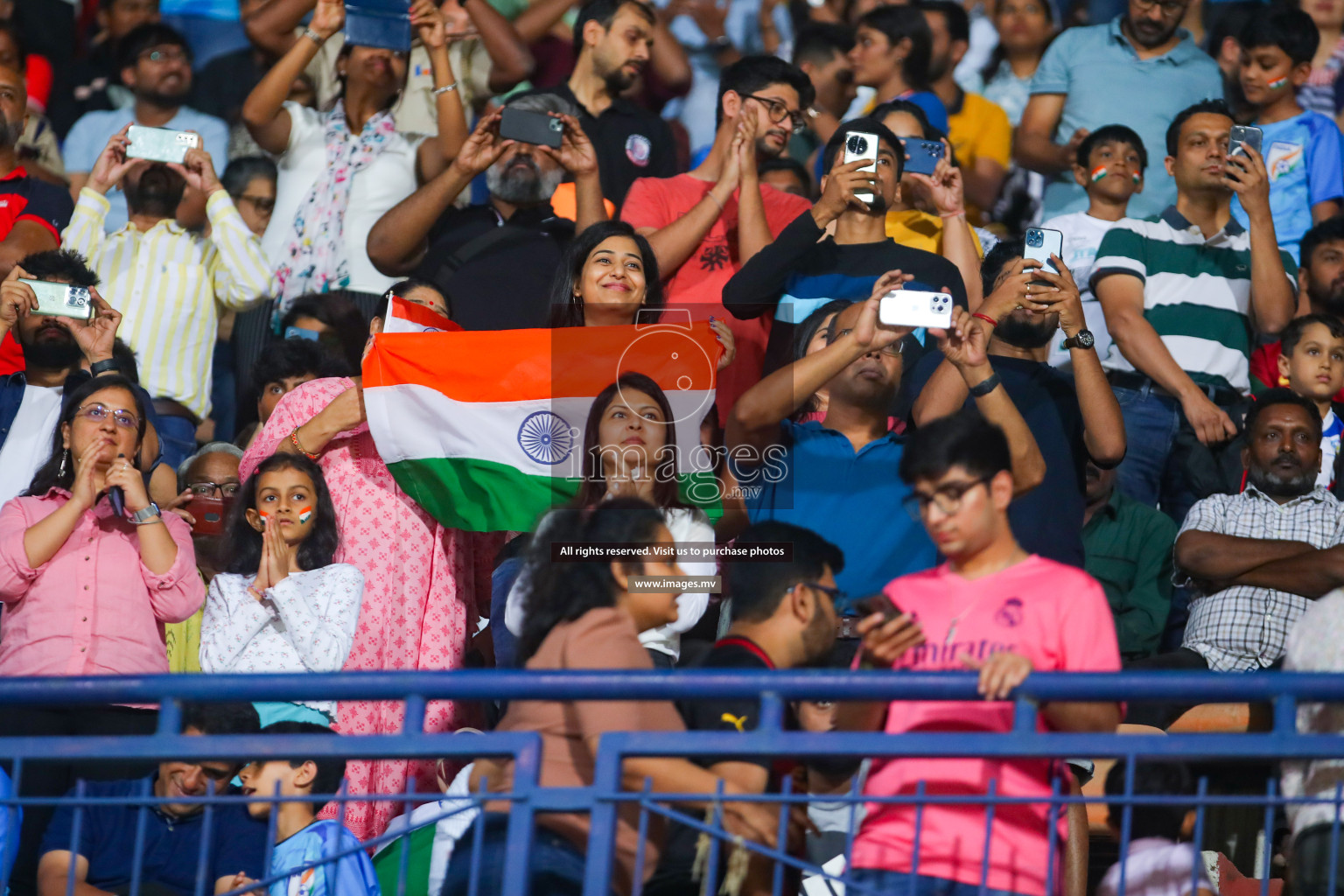Lebanon vs India in the Semi-final of SAFF Championship 2023 held in Sree Kanteerava Stadium, Bengaluru, India, on Saturday, 1st July 2023. Photos: Nausham Waheed, Hassan Simah / images.mv