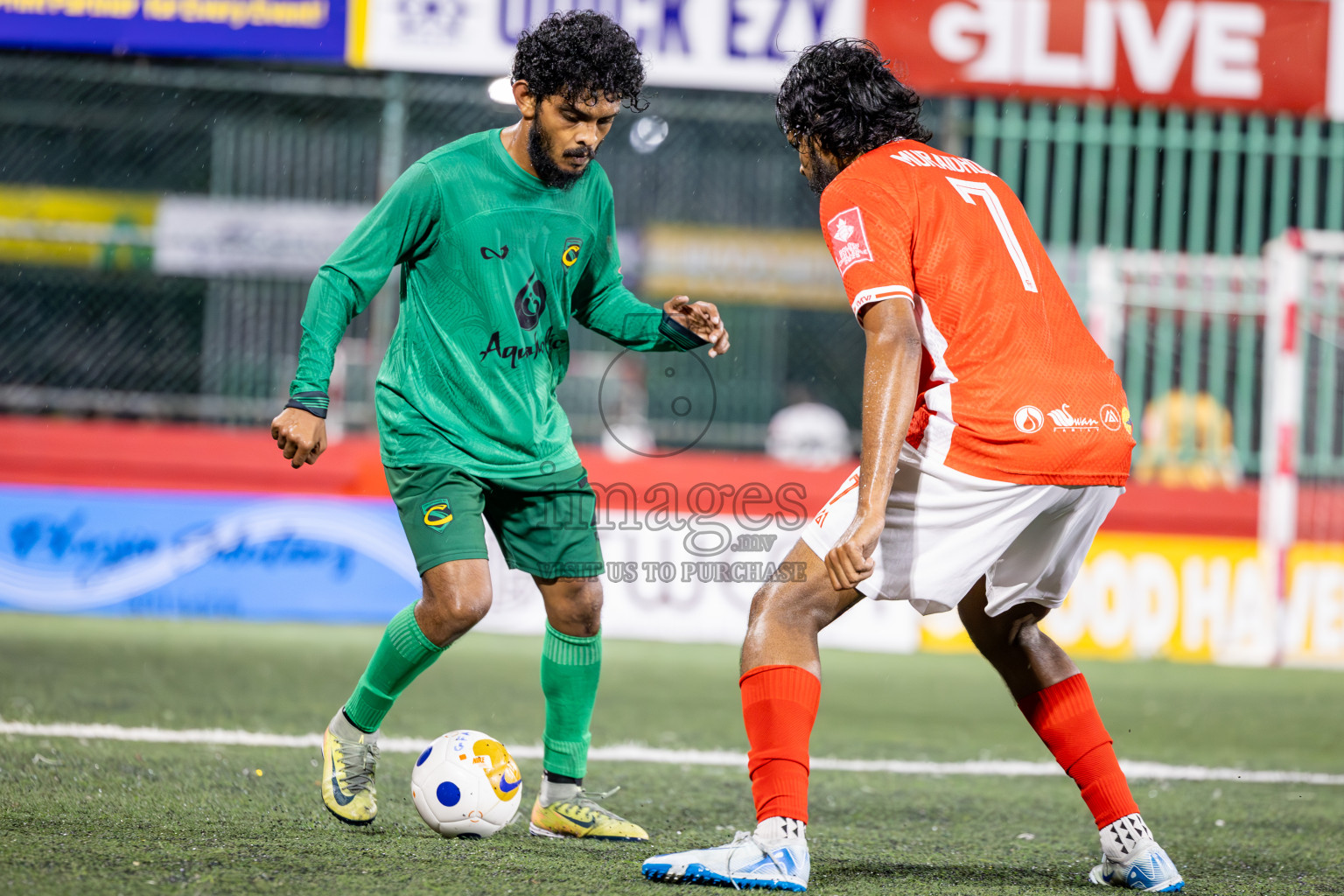HA Muraidhoo vs HA Vashafaru in Day 9 of Golden Futsal Challenge 2025 was held on Monday, 13th January 2025, in Hulhumale', Maldives
Photos: Ismail Thoriq / images.mv