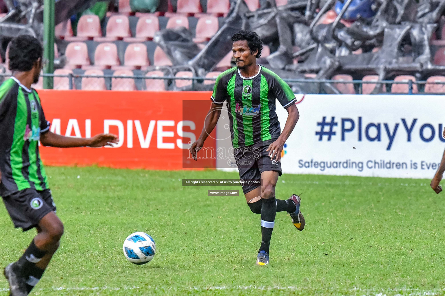 JJ Sports Club vs Capital City Sports Club  in the 2nd Division 2022 on 30thJuly 2022, held in National Football Stadium, Male', Maldives Photos: Nausham Waheed / Images.mv