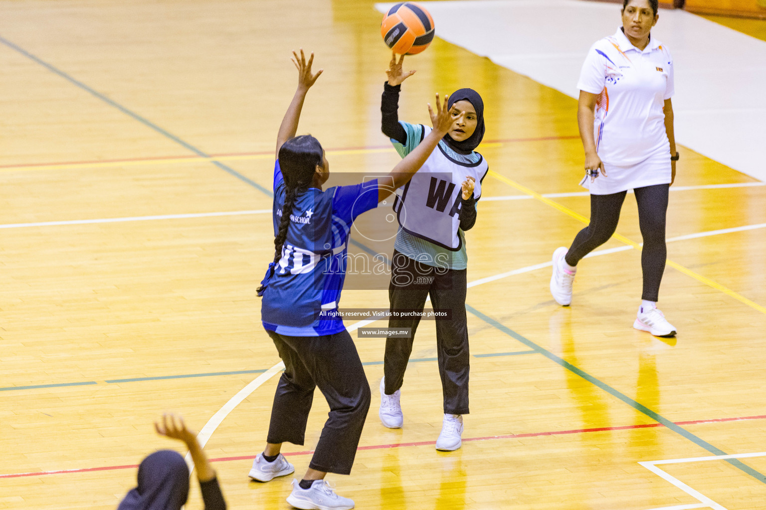 Day5 of 24th Interschool Netball Tournament 2023 was held in Social Center, Male', Maldives on 31st October 2023. Photos: Nausham Waheed / images.mv