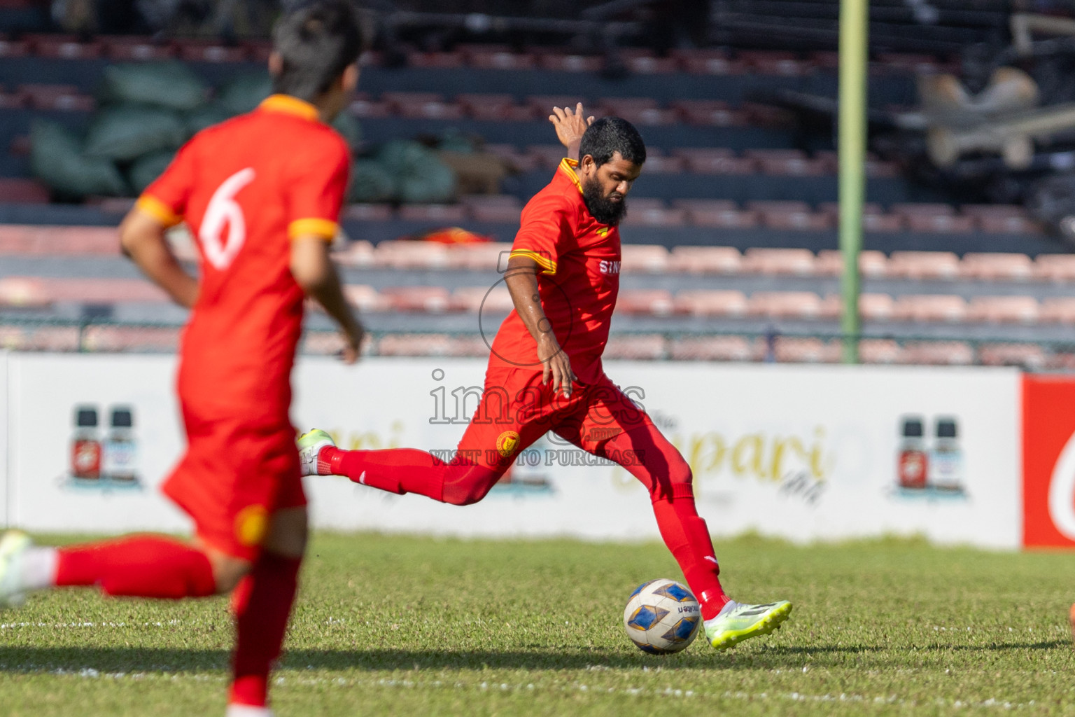 Victory Sports Club vs Lagoons Sports Club in Second Division 2023 in Male' Maldives on Wednesday, 22nd January 2023. Photos: Nausham Waheed / images.mv