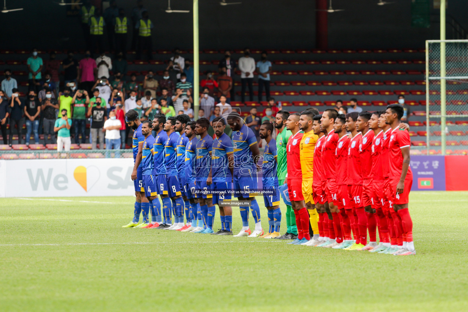 Bangladesh vs Sri Lanka in SAFF Championship 2021 held on 1st October 2021 in Galolhu National Stadium, Male', Maldives