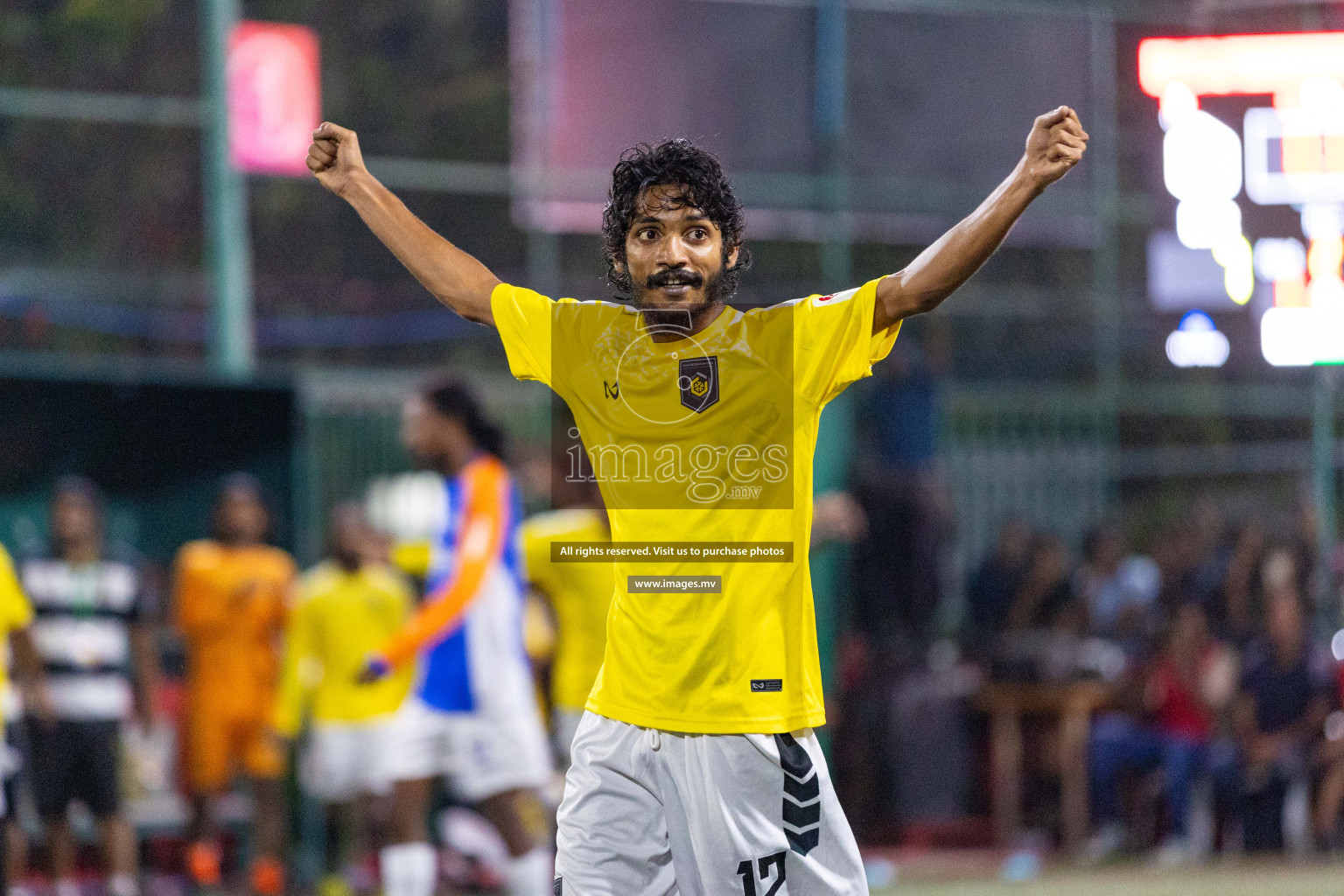 RRC vs Team FSM in Semi Final of Club Maldives Cup 2023 held in Hulhumale, Maldives, on Wednesday, 16th August 2023 Photos: Nausham Waheed / images.mv