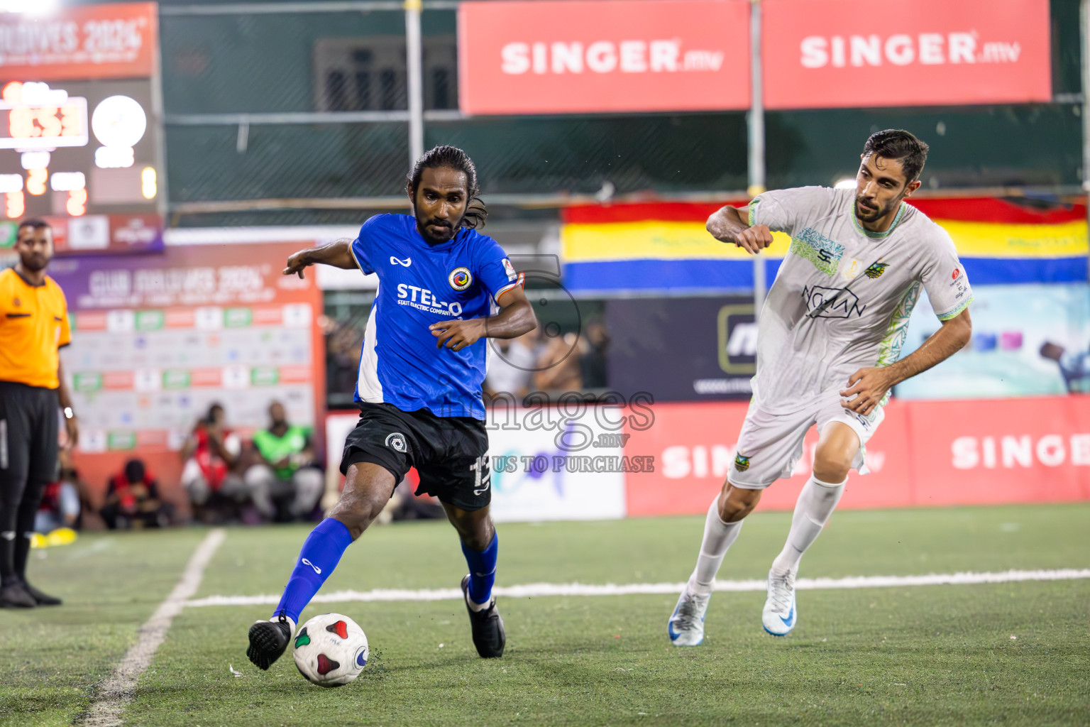 WAMCO vs STELCO in Semi Finals of Club Maldives Cup 2024 held in Rehendi Futsal Ground, Hulhumale', Maldives on Monday, 14th October 2024. Photos: Ismail Thoriq / images.mv