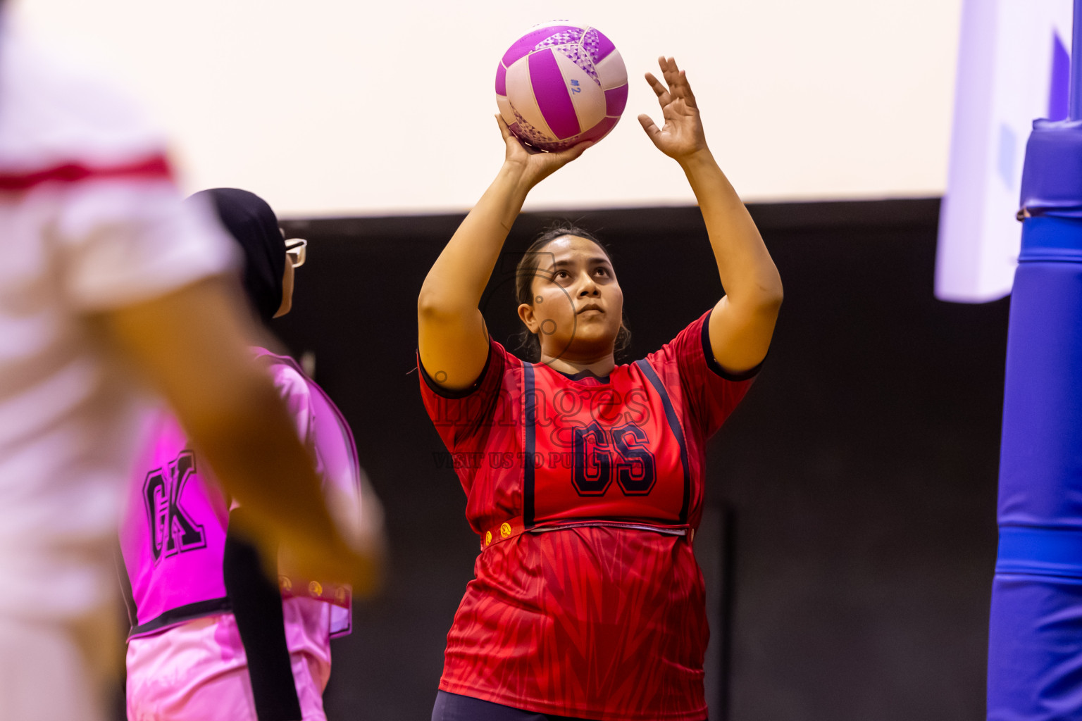 C Matrix vs Xenith SC in Day 7 of 24th Milo Netball Association Championship was held in Social Center at Male', Maldives on Sunday, 7th September 2025. Photos: Nausham Waheed / images.mv