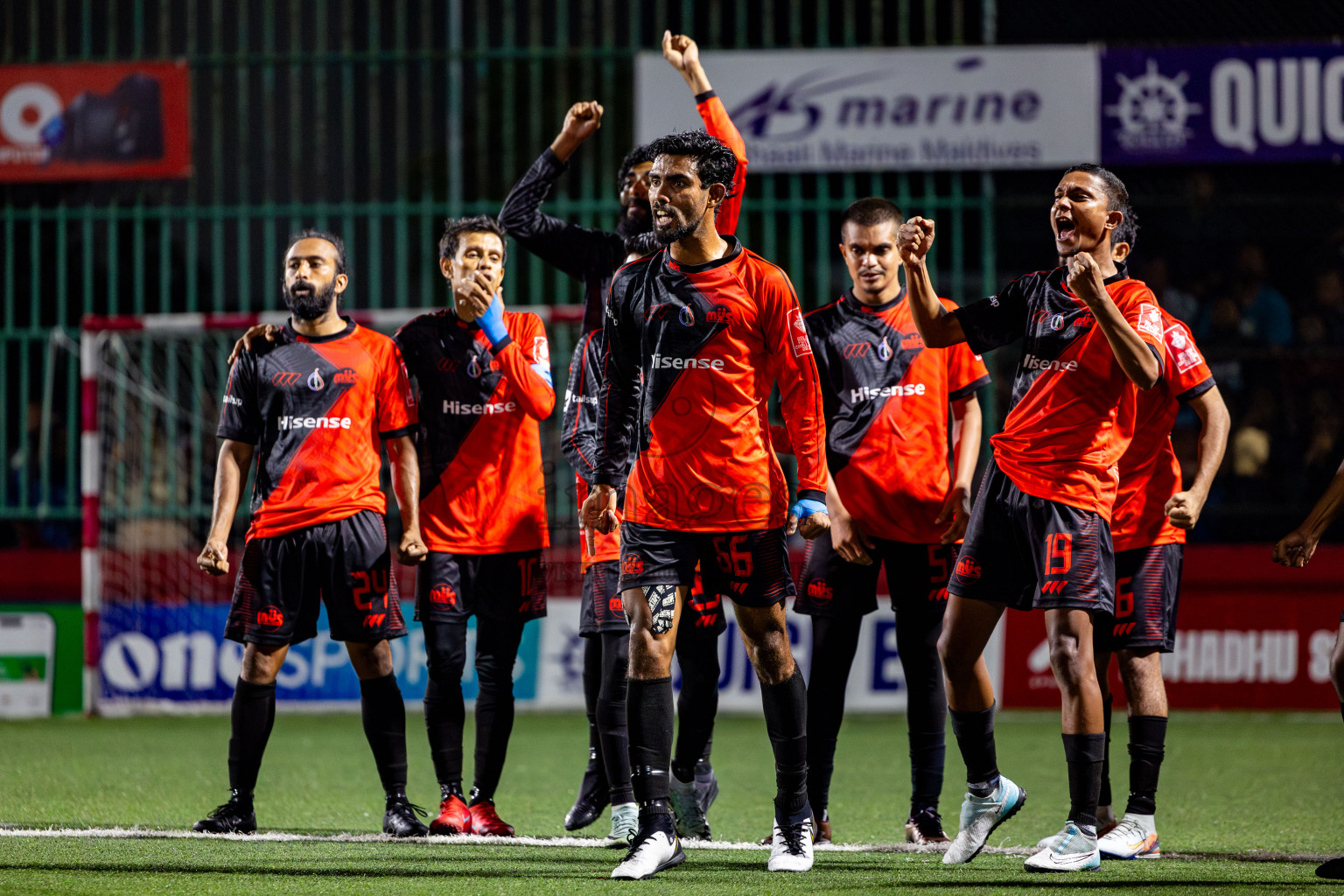 M Dhiggaru vs M Mulak in Meemu Atoll Finals in Day 25 of Golden Futsal Challenge 2025 was held on Wednesday , 28th January 2025, in Hulhumale', Maldives. Photos: Nausham Waheed / images.mv