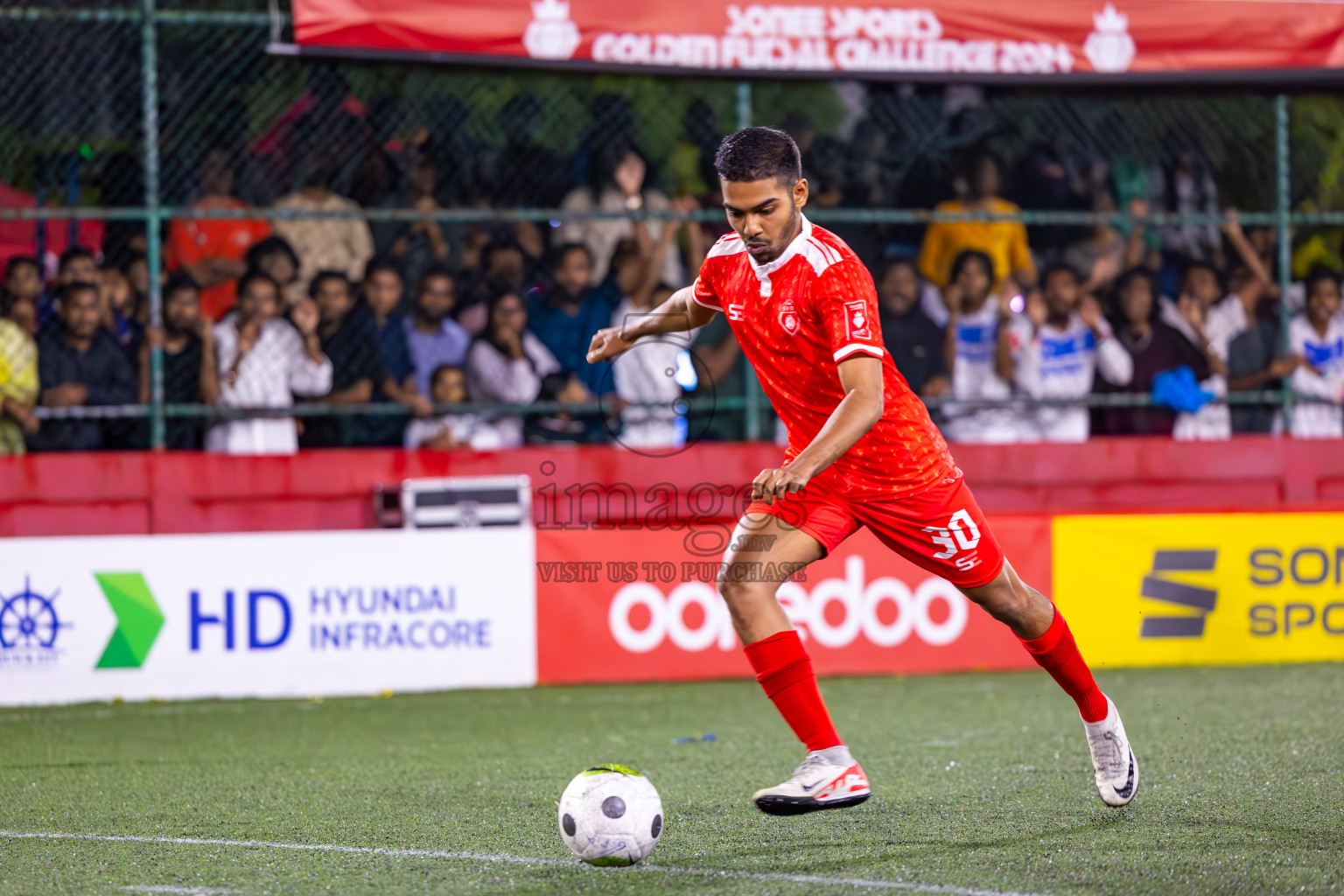 S Feydhoo vs S Hithadhoo in Day 26 of Golden Futsal Challenge 2024 was held on Friday , 9th February 2024 in Hulhumale', Maldives
Photos: Ismail Thoriq / images.mv