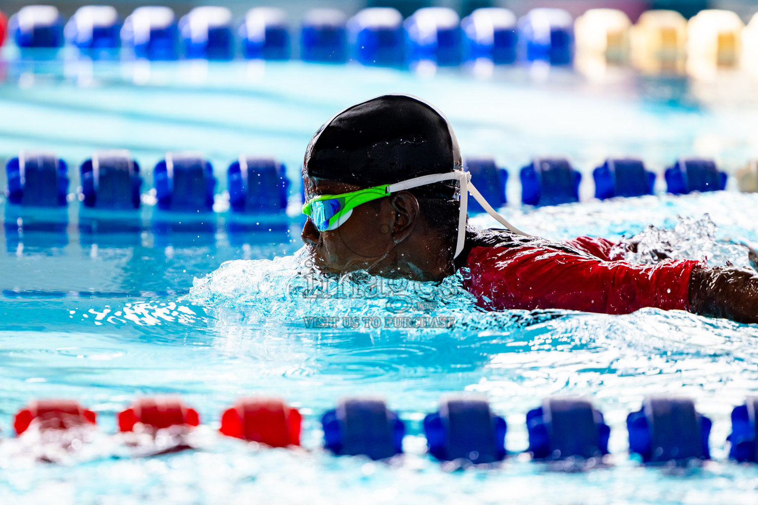 Day 2 of National Swimming Competition 2024 held in Hulhumale', Maldives on Saturday, 14th December 2024. Photos: Nausham Waheed / images.mv