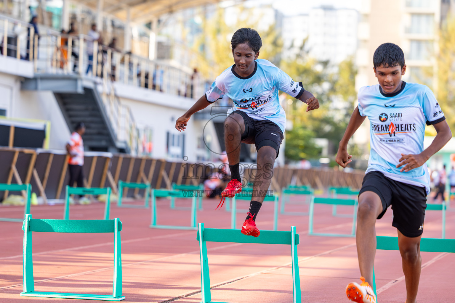 Streak Heats 2025 by Saaid Sports was held on Saturday, 6th September 2025 at Hulhumale' Synthetic Track, Hulhumale' Maldives. Photos: Ismail Thoriq / images.mv