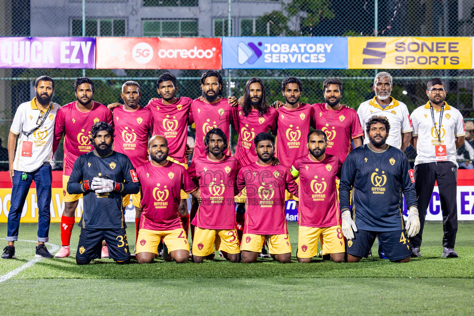 M Maduvvari VS M Dhiggaru in Day 8 of Golden Futsal Challenge 2025 was held on Sunday, 12th January 2025, in Hulhumale', Maldives Photos: Nausham Waheed , Ismail Thoriq / images.mv