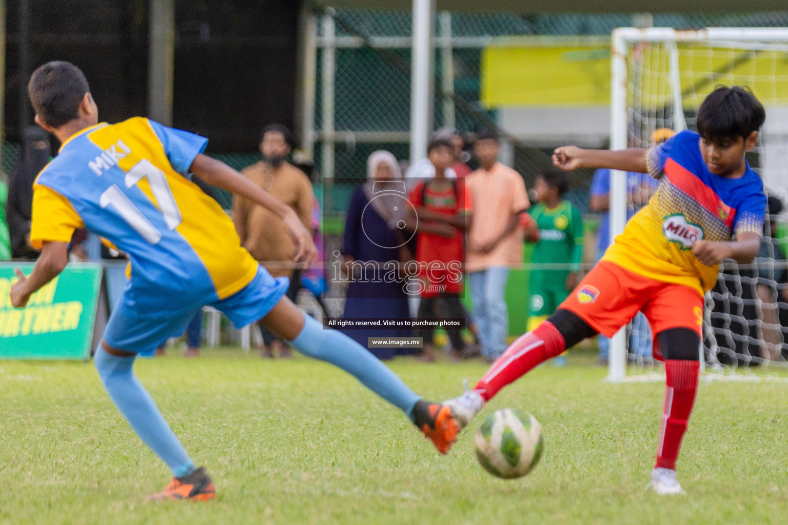 Day 1 of MILO Academy Championship 2023 (U12) was held in Henveiru Football Grounds, Male', Maldives, on Friday, 18th August 2023. 
Photos: Shuu Abdul Sattar / images.mv