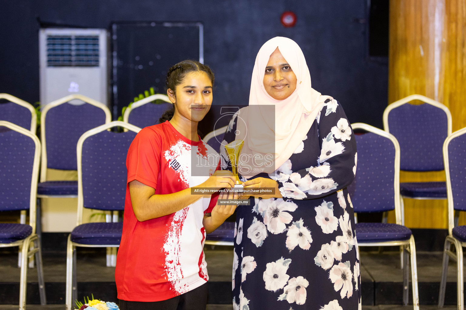 Day 11 of 24th Interschool Netball Tournament 2023 was held in Social Center, Male', Maldives on 6th November 2023. Photos: Nausham Waheed / images.mv