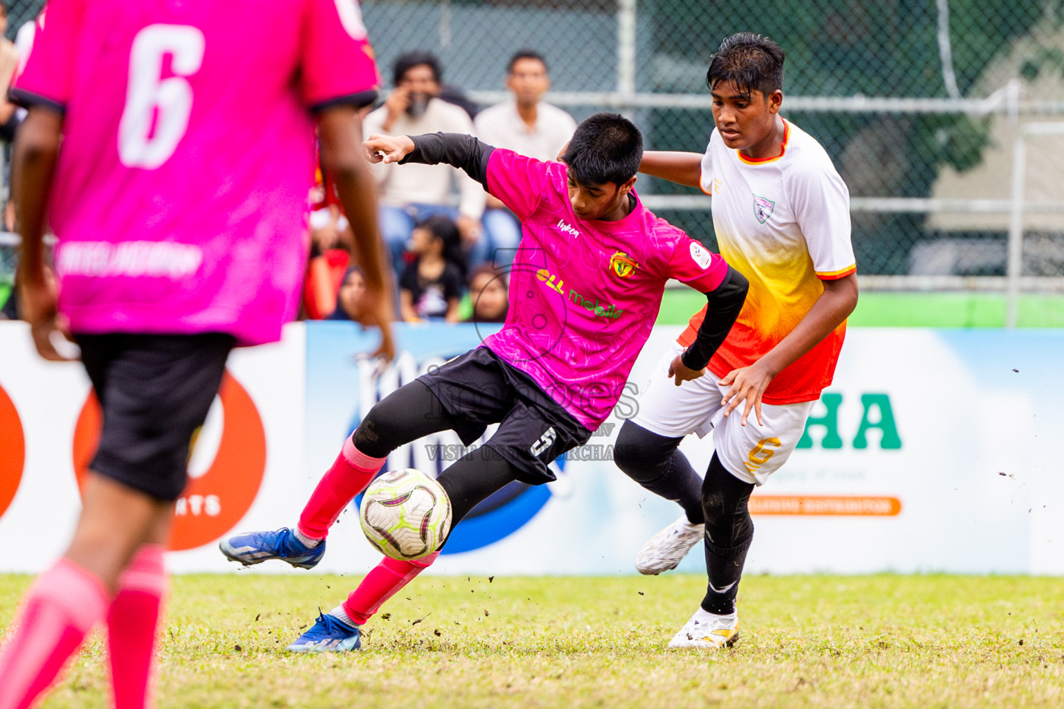 Club Eagles vs United Victory (U14) in Day 11 of Dhivehi Youth League 2024 held at Henveiru Stadium on Tuesday, 17th December 2024. Photos: Nausham Waheed / Images.mv