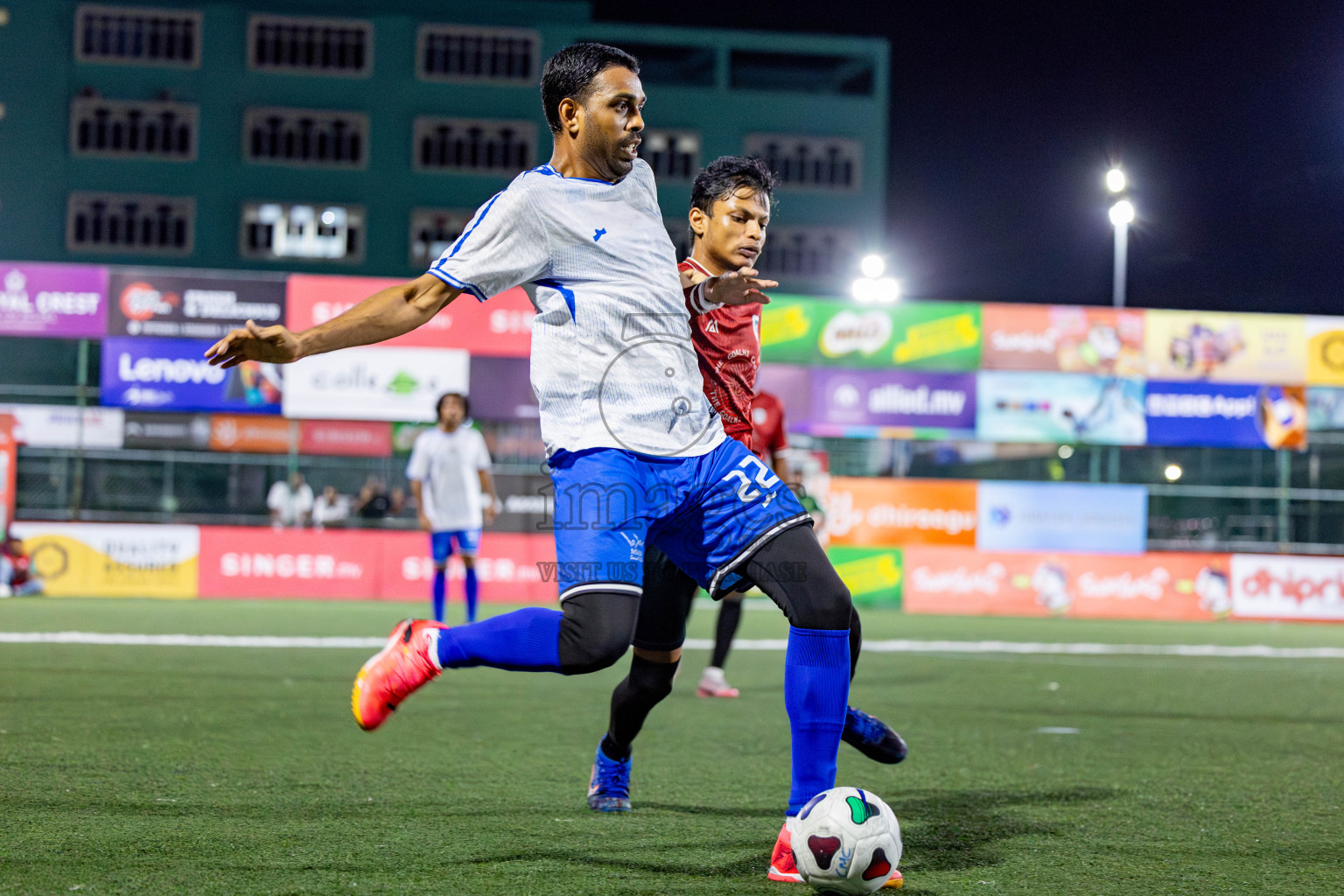 TEAM MMA vs CLUB 220 in the Semi-finals of Club Maldives Classic 2024 held in Rehendi Futsal Ground, Hulhumale', Maldives on Tuesday, 19th September 2024. 
Photos: Nausham Waheed / images.mv