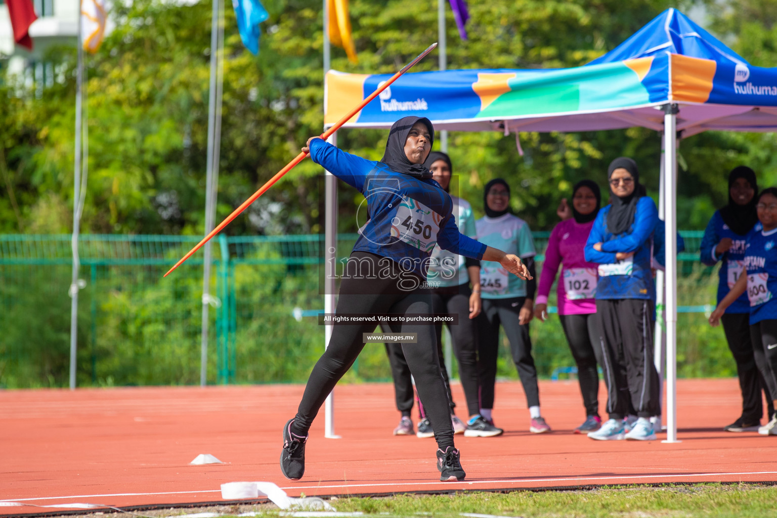 Day two of Inter School Athletics Championship 2023 was held at Hulhumale' Running Track at Hulhumale', Maldives on Sunday, 15th May 2023. Photos: Nausham Waheed / images.mv