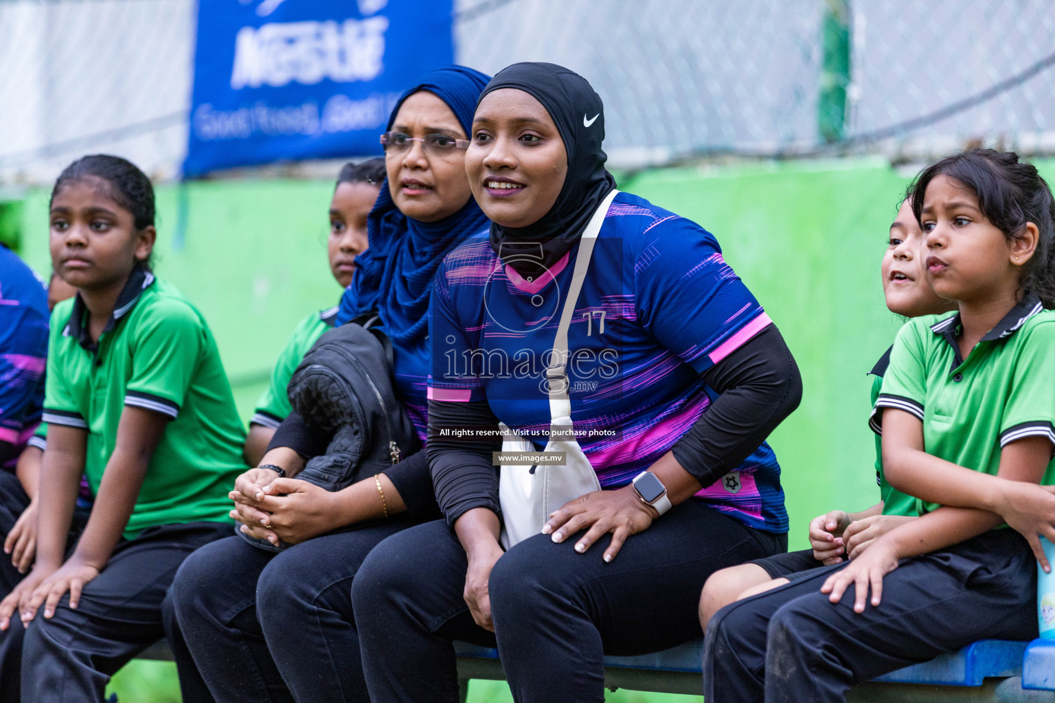 Day 1 of Nestle' Kids Netball Fiesta 2023 held in Henveyru Stadium, Male', Maldives on Thursday, 30th November 2023. Photos by Nausham Waheed / Images.mv