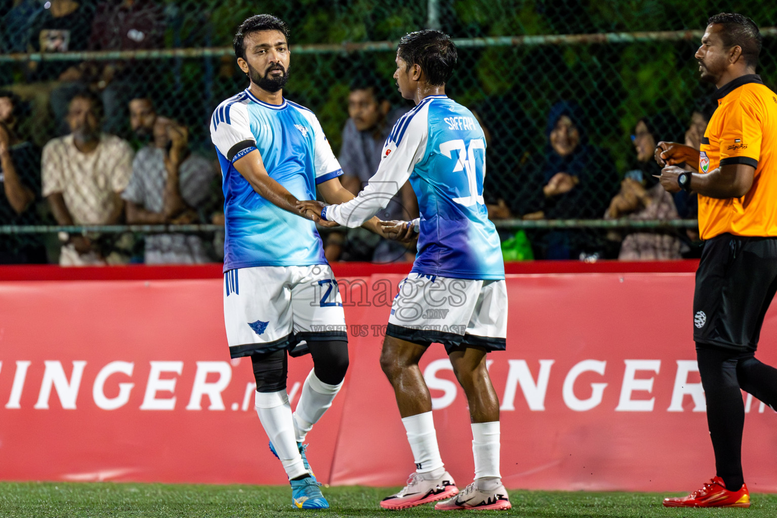 AVSEC vs POLICE in Club Maldives Cup 2024 held in Rehendi Futsal Ground, Hulhumale', Maldives on Tuesday, 24th September 2024. Photos: Shuu/ images.mv