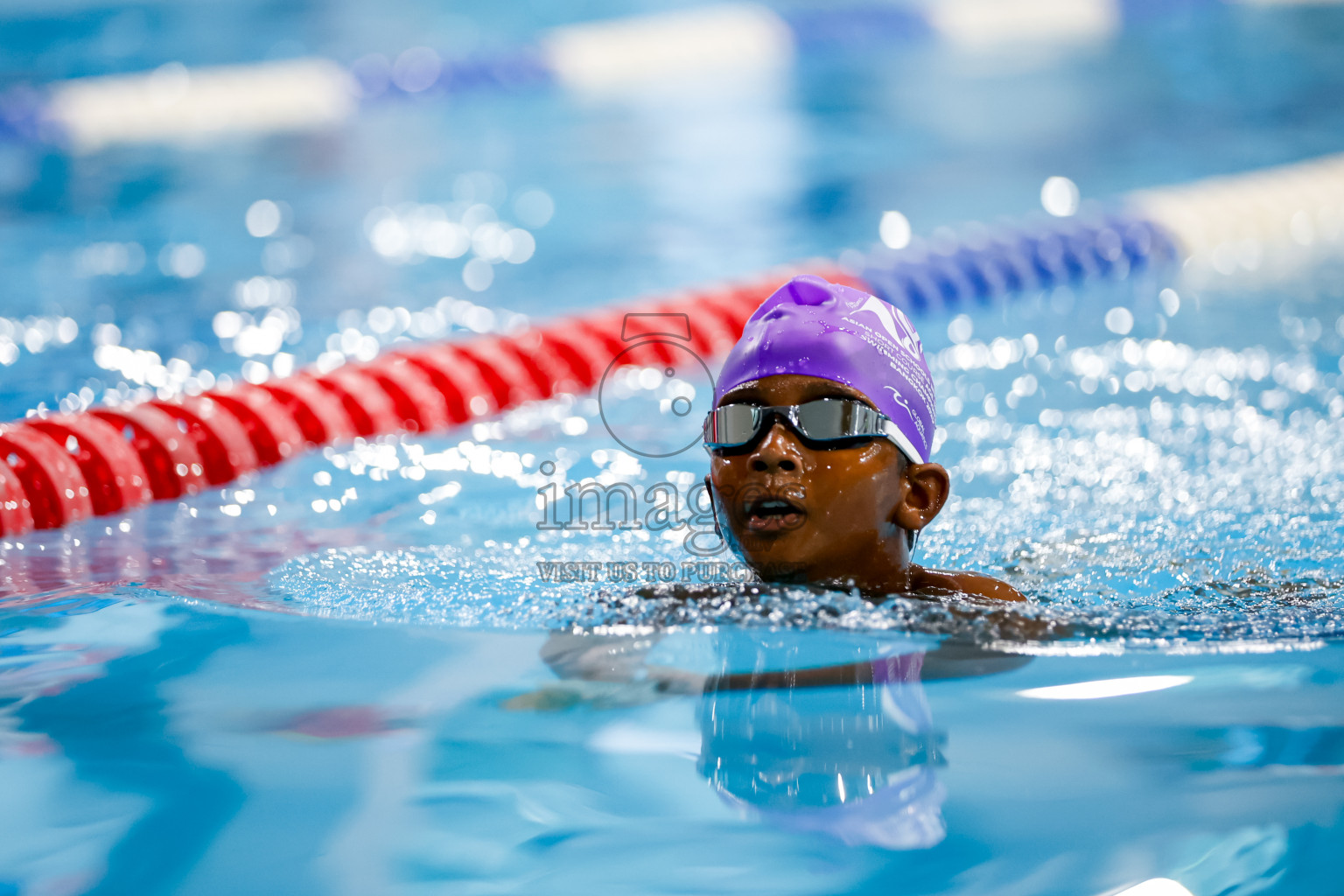 Day 4 of BML 6th National Kids Swimming Kids Festival 2025 held in Hulhumale', Maldives on Thursday, 6th November 2024. 
Photos: Hassan Simah / images.mv