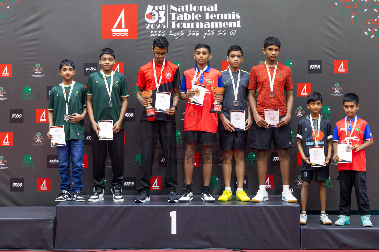 Day 6 of BML 63rd National Table Tennis Tournament 2025 was held on Saturday, 30th August 2025 in Male' TT Hall, Male', Maldives.
Photos: Ismail Thoriq / images.mv