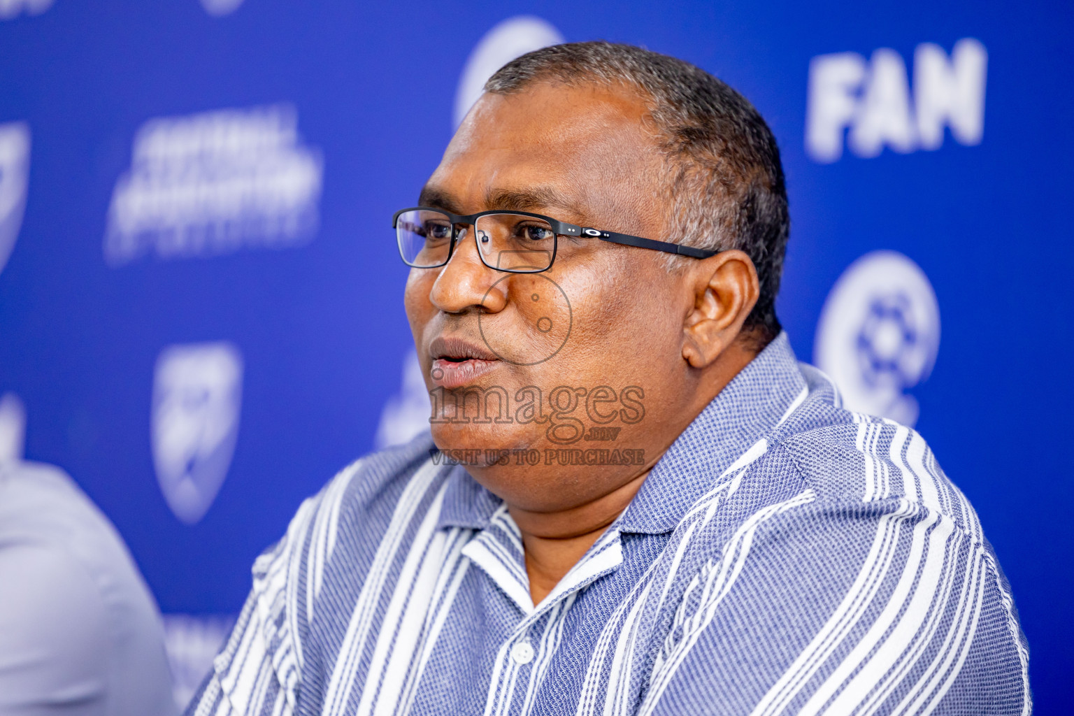 Press conference by FAM Normalization Committee was held at National Stadium in Male', Maldives on Sunday, 18th September 2024. Photos: Nausham Waheed / images.mv