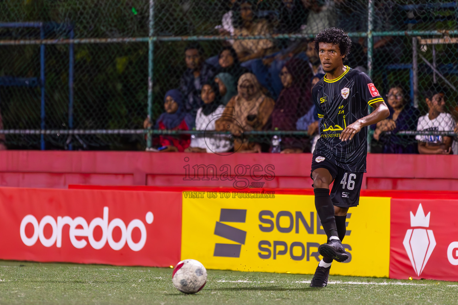 L Maamendhoo vs L Hithadhoo in Day 20 of Golden Futsal Challenge 2024 was held on Saturday , 3rd February 2024 in Hulhumale', Maldives Photos: Ismail Thoriq / images.mv