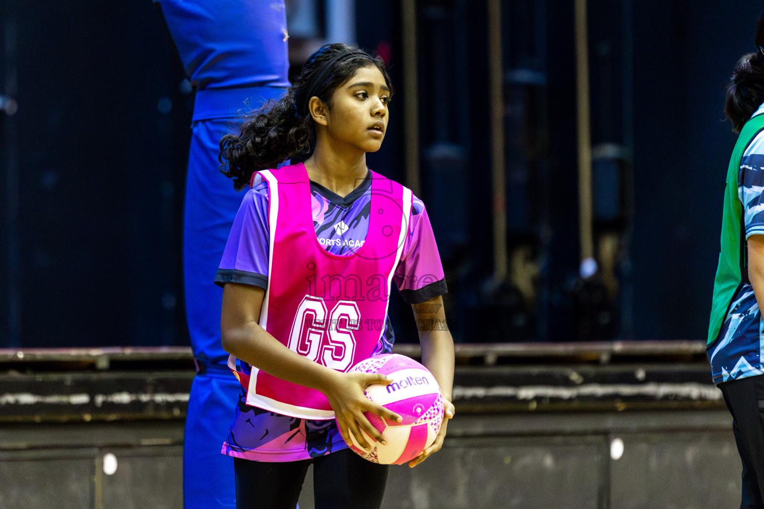 High Flyers vs N Sports Academy A  in Day 6 of 3rd Netball Junior Championship, held at Social Center on Friday 24th January 2025 . Photos: Shuu Abdul Sattar / images.mv