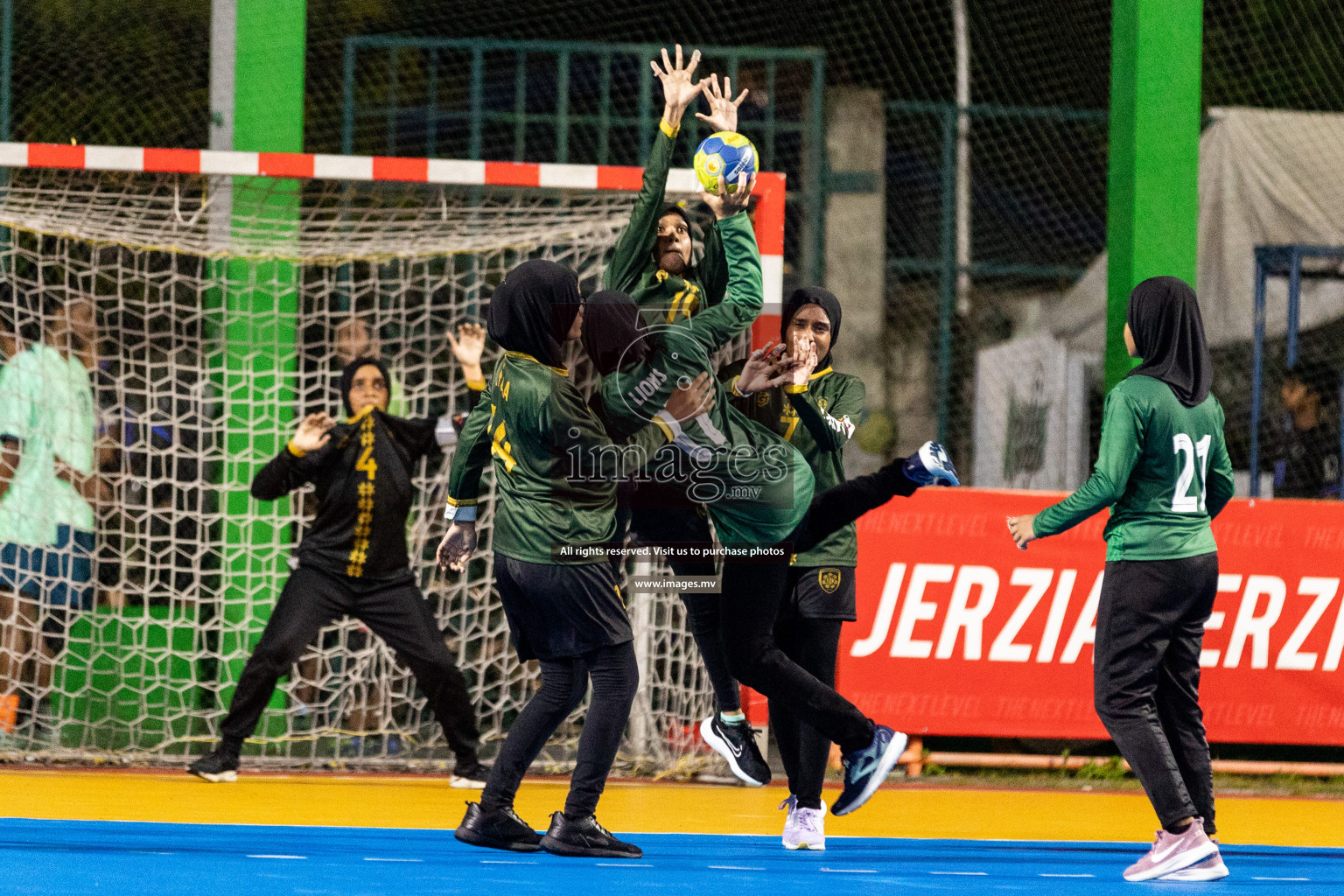 Day 10 of 6th MILO Handball Maldives Championship 2023, held in Handball ground, Male', Maldives on 29th May 2023 Photos: Shuu Abdul Sattar/ Images.mv