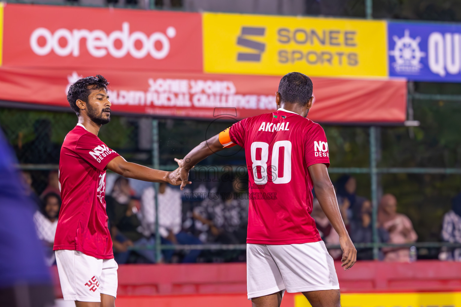 Lh Kurendhoo vs K Kaashidhoo on Day 36 of Golden Futsal Challenge 2024 was held on Wednesday, 21st February 2024, in Hulhumale', Maldives
Photos: Ismail Thoriq, / images.mv