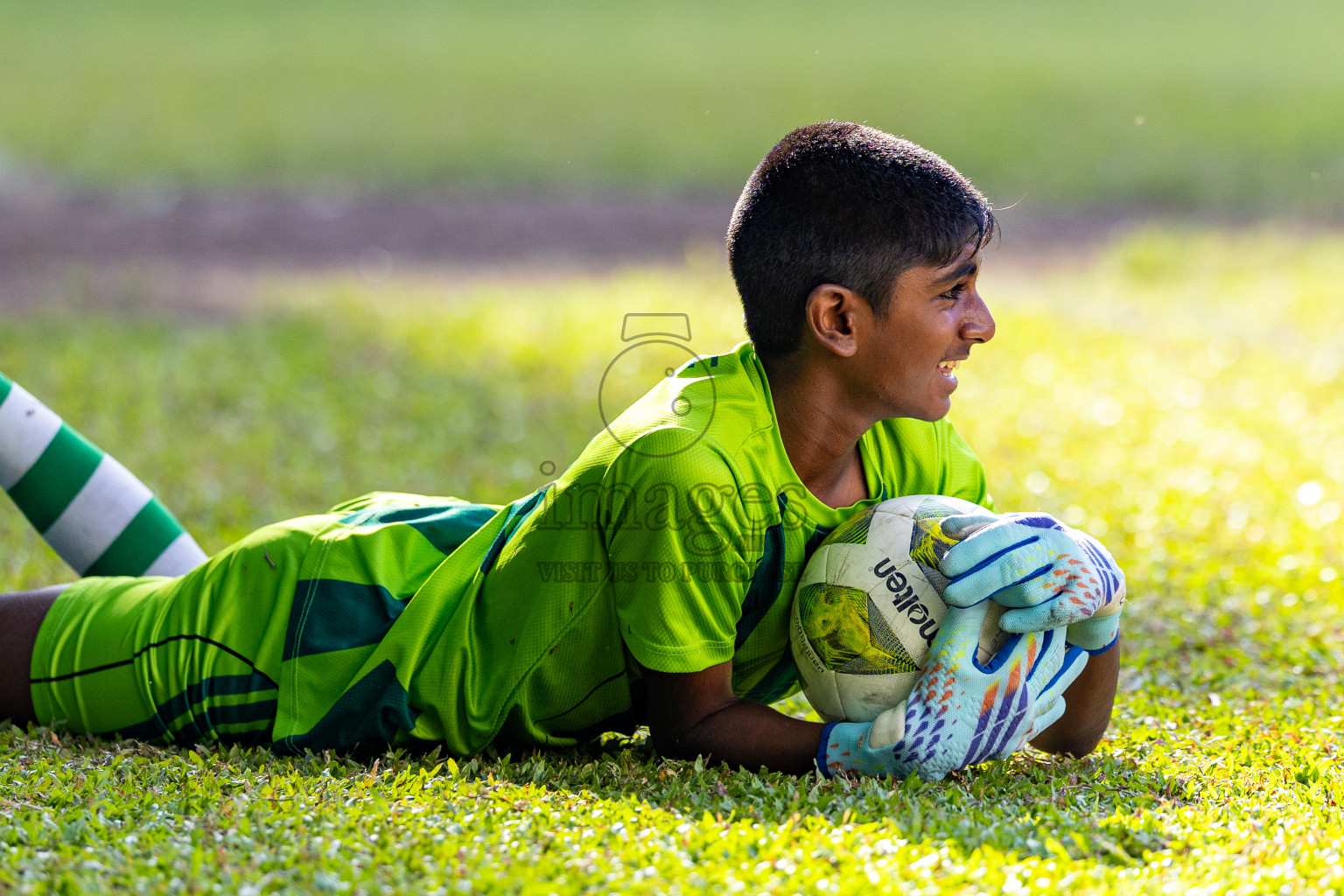 Day 5 of MILO Academy Championship 2025 (U14) was held on Monday, 3rd November 2025 at Henveiru Football Grounds, Male', Maldives . 

Photos: Mohamed Mahfooz Moosa / images.mv